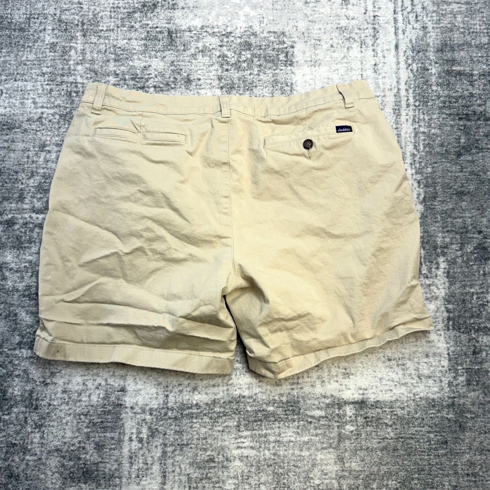 Chubbies Chubbies Shorts Chino Regular Fit Stretch Khaki Beach 7" Inseam 38 (Fit 36) Mens Size US 38 / EU 54 - 5 Thumbnail