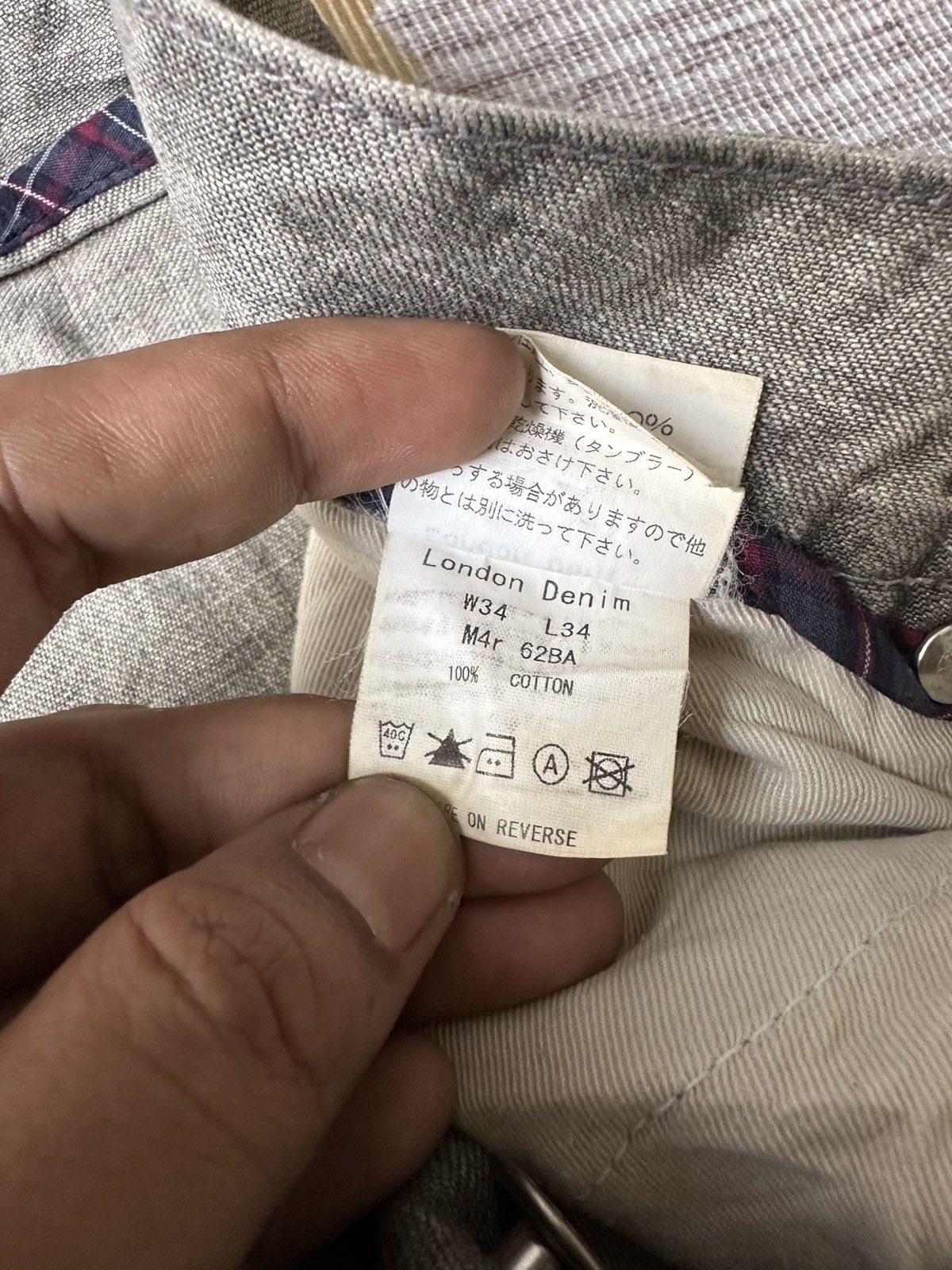 Japanese Brand FLARE London Denim Distressed Denim Size US 34 / EU 50 - 23 Thumbnail