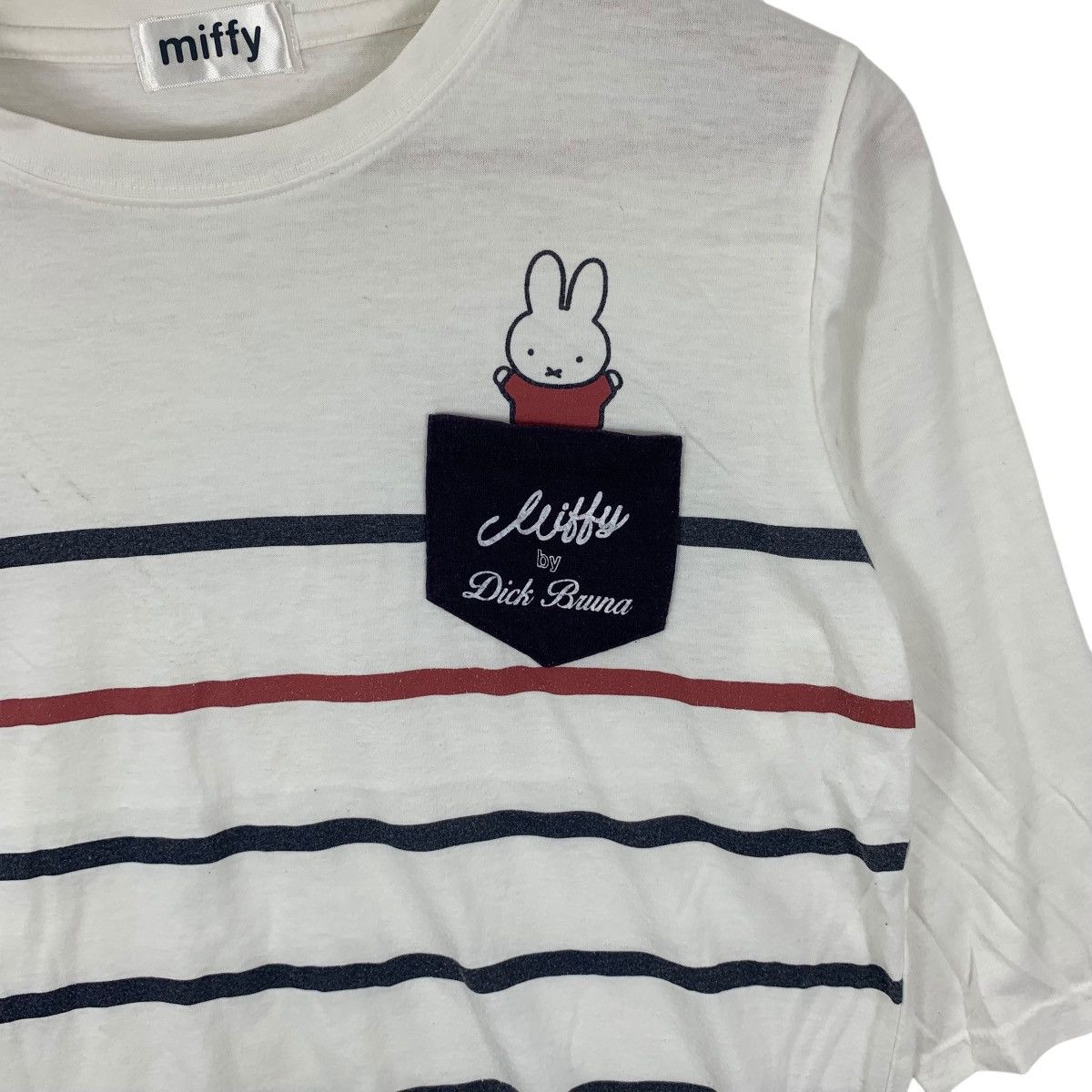 Other MIFFY DICK BRUNA Cartoon Comic Striped Boxy Tee Shirt Top Size M / US 6-8 / IT 42-44 - 5 Thumbnail