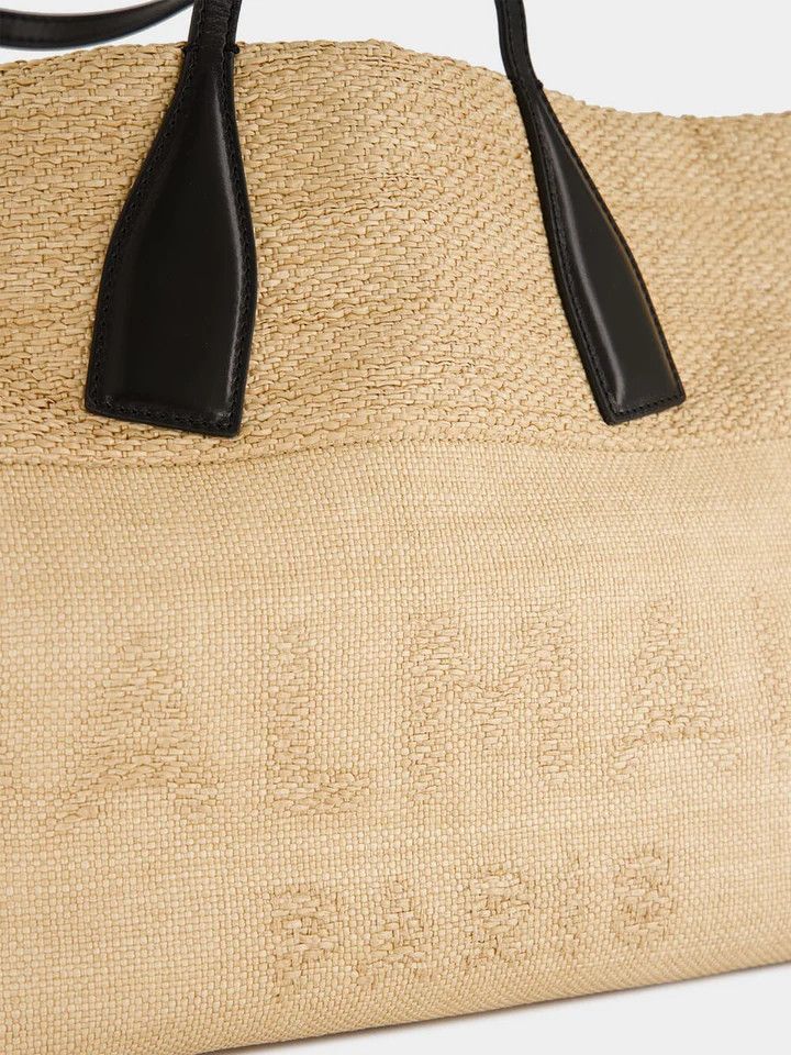 Balmain o1loc1c0526 Size: OS / Track Tote Bag in Beige Size ONE SIZE - 9 Thumbnail