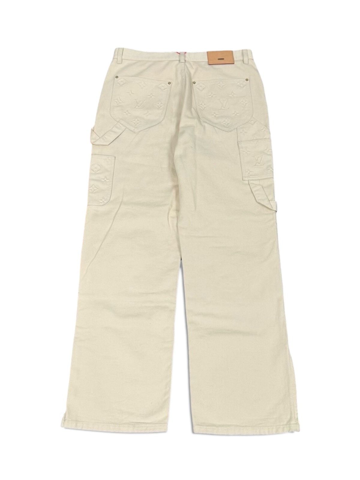 Louis Vuitton Louis Vuitton 34 Skate Denim Jeans Monogram Beige Size US 34 / EU 50 - 2 Thumbnail