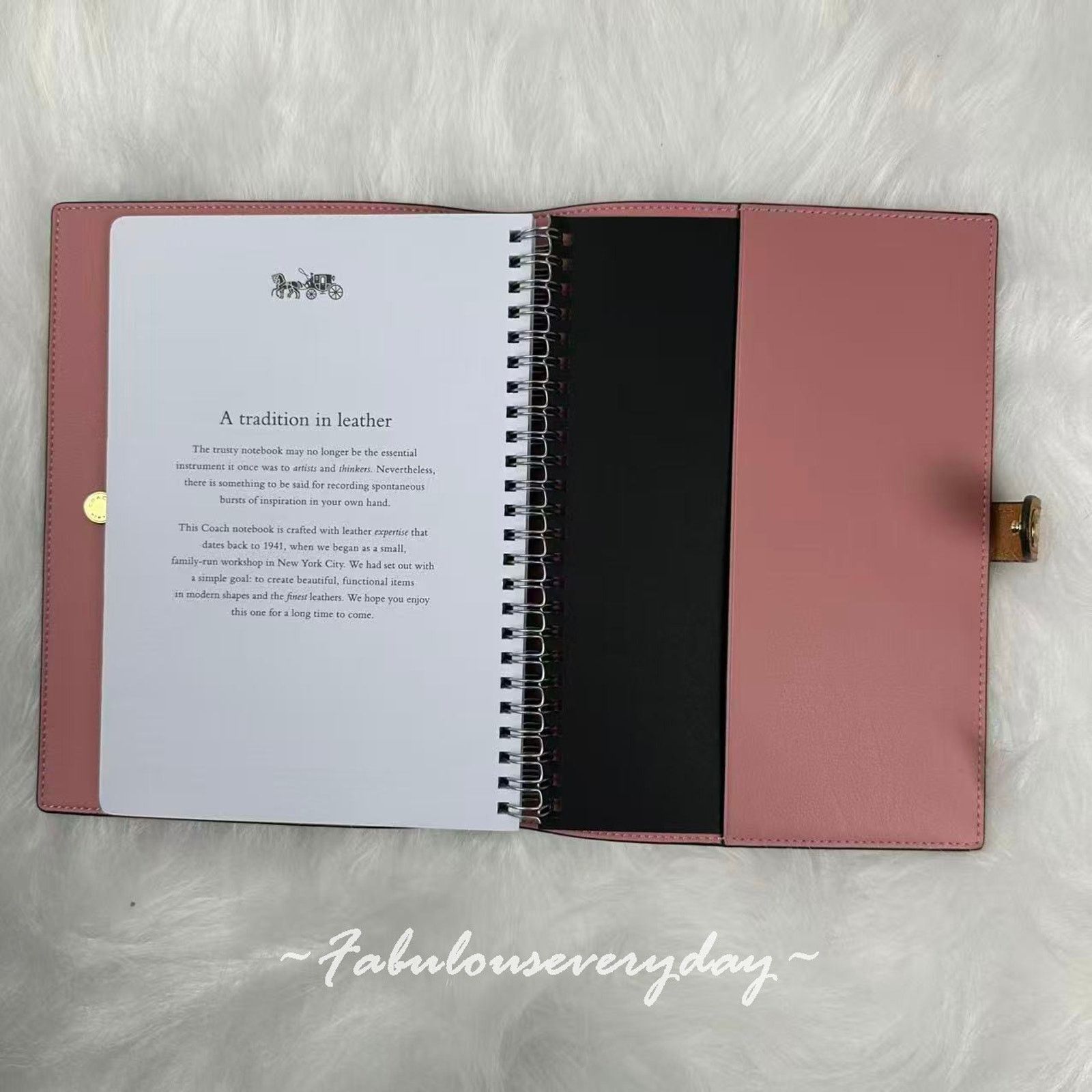 Coach Coach Notebook In Signature Canvas/Gold/Powder Pink Size ONE SIZE - 4 Thumbnail