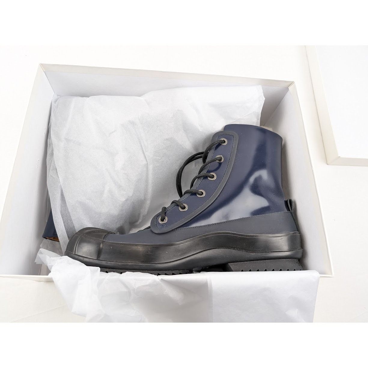 Maison Margiela o1rshd1 Ankle Boots in Navy Size US 10 / EU 43 - 18 Thumbnail