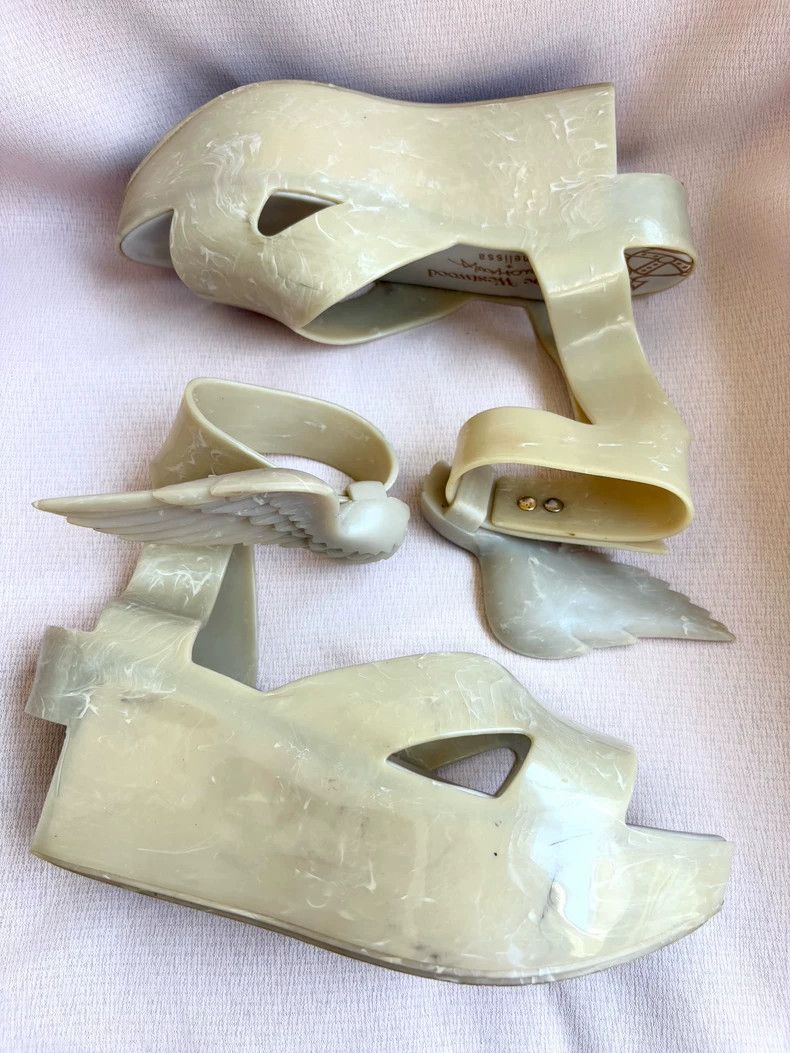 Vivienne Westwood Vivienne Westwood Marble winged rocking shoes Size US 8.5 / IT 38.5 - 5 Thumbnail