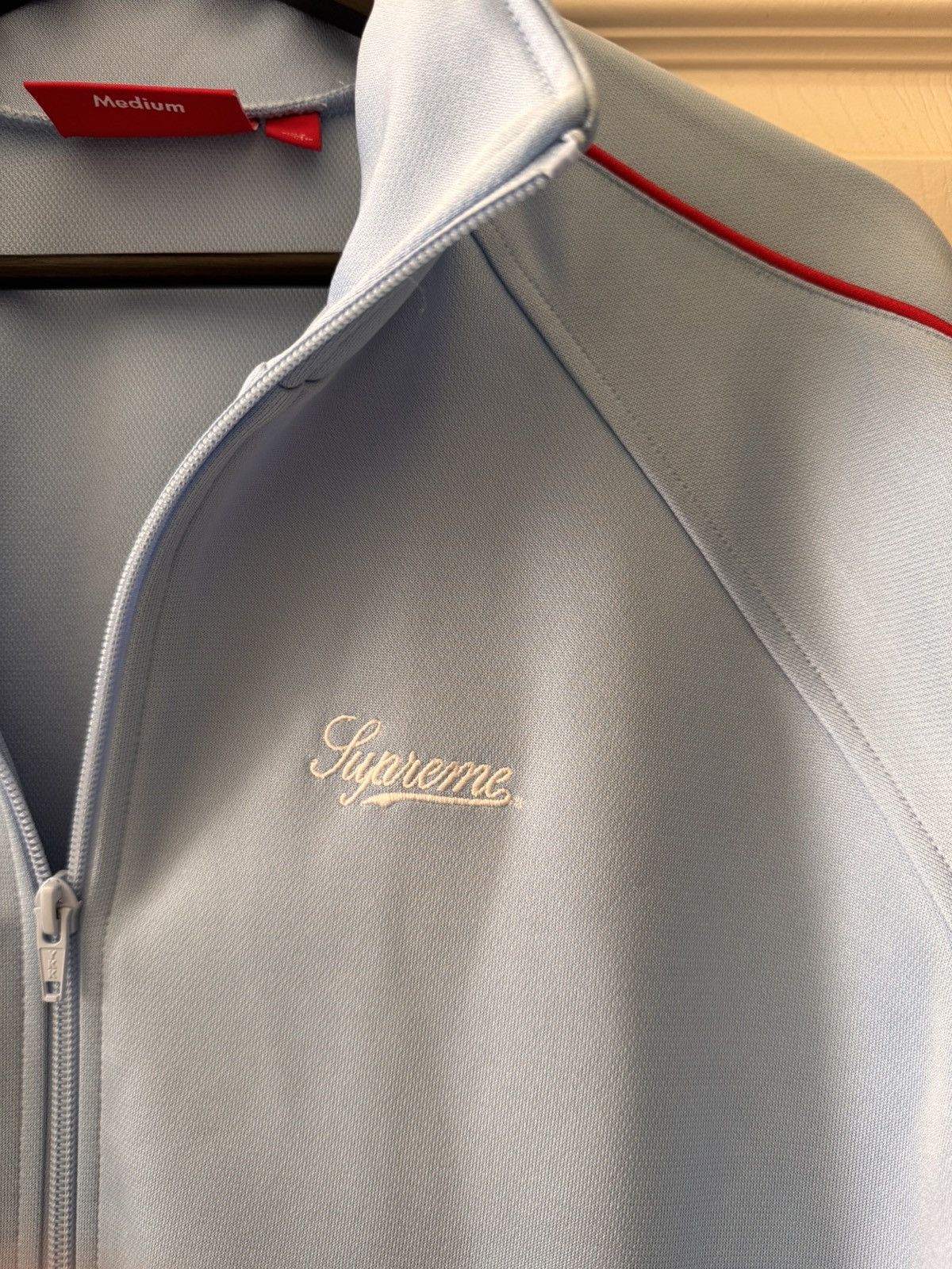 Supreme Supreme SS24 Tricot Track Jacket ‘Light Blue’ Size US M / EU 48-50 / 2 - 6 Thumbnail
