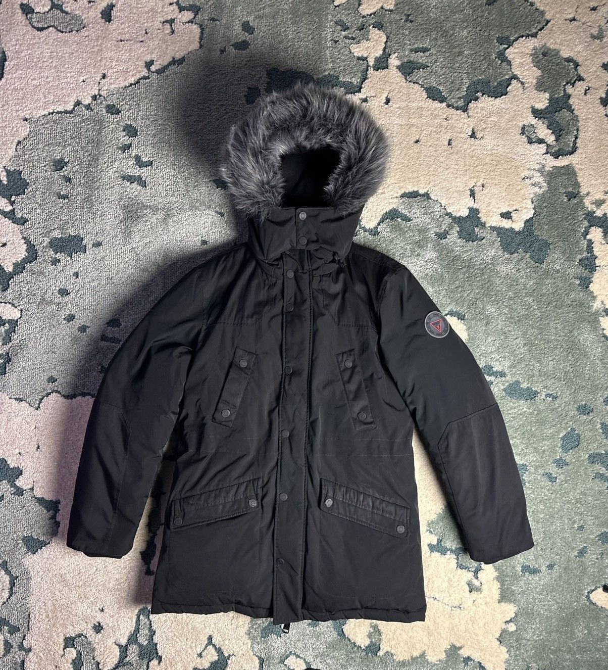 Guess Black Guess Parka Size US L / EU 52-54 / 3 - 1 Thumbnail