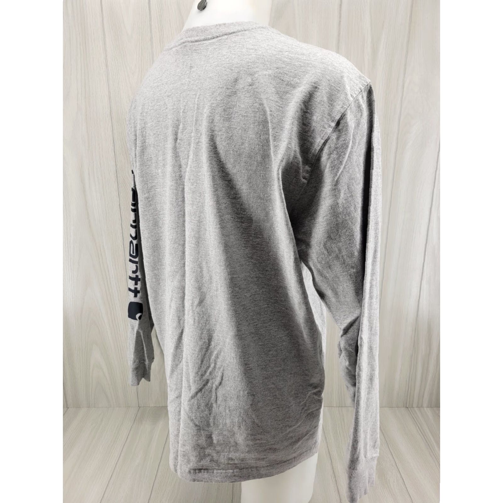 Carhartt Carhartt Long Sleeve Shirt Gray Mens L Loose Fit Sleeve Graphic Size US L / EU 52-54 / 3 - 6 Thumbnail