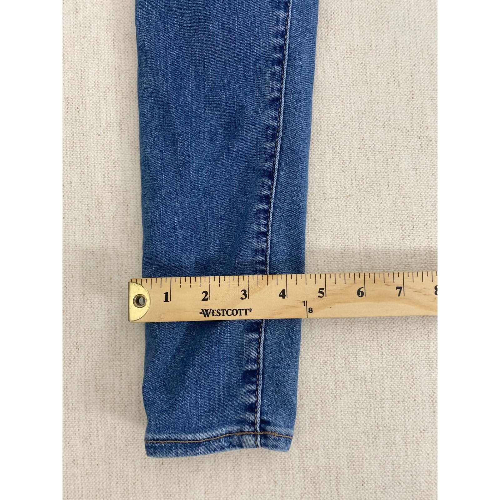 American Eagle Outfitters American Eagle Jeans Womens 2 Blue Denim Stretch Skinny Size 26" / US 2 / IT 38 - 5 Thumbnail