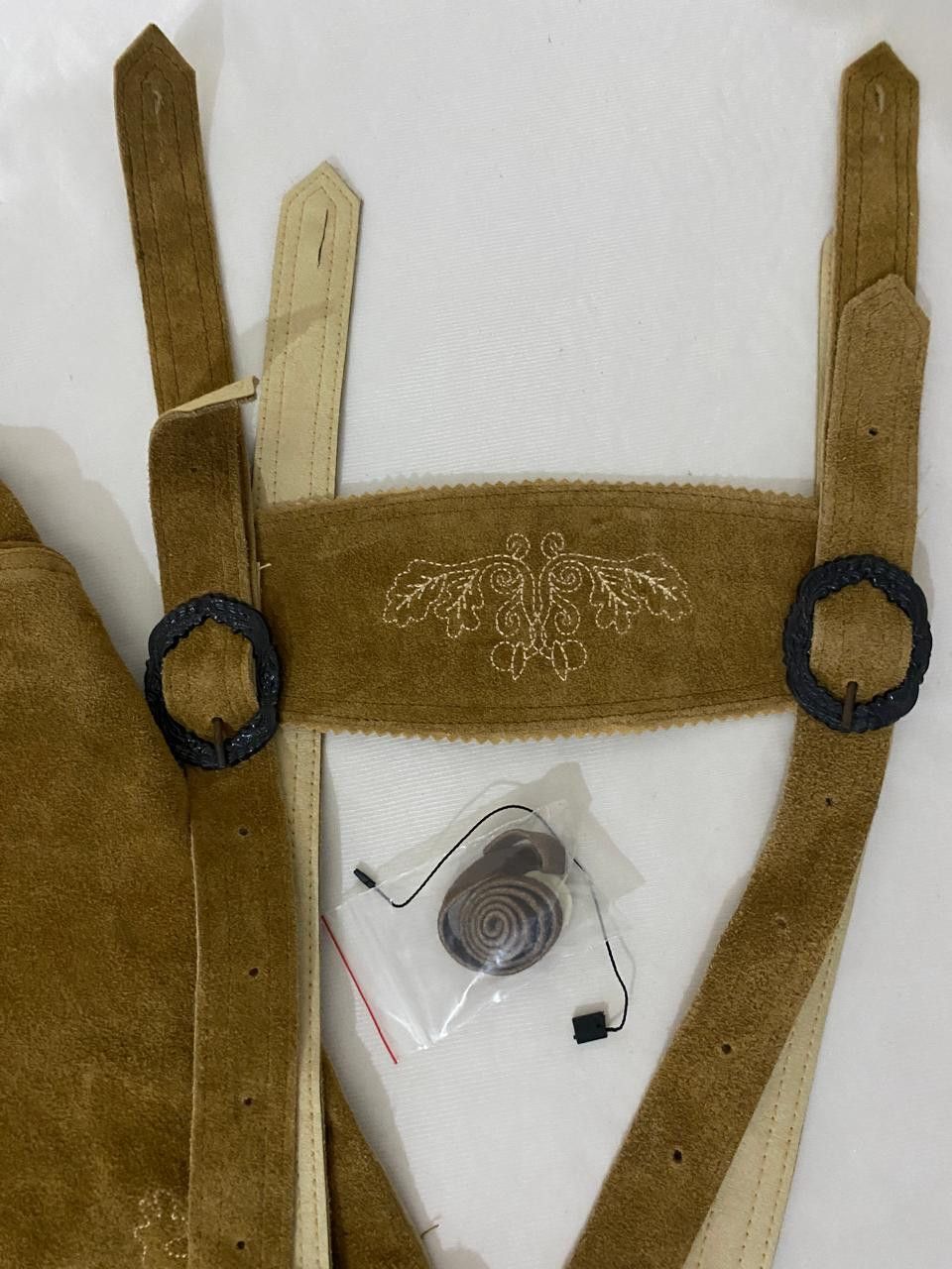 Handmade × Other Oktoberfest outfit Men's Suede Bavarian Lederhosen Size US 36 / EU 52 - 7 Thumbnail