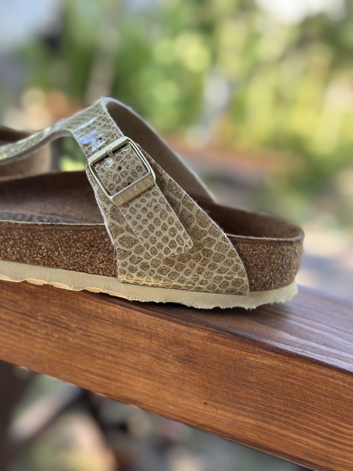 Birkenstock Birkenstock Women's GIzeh Golden Thong Sandal Size 37 Size US 6.5 / IT 36.5 - 2 Thumbnail