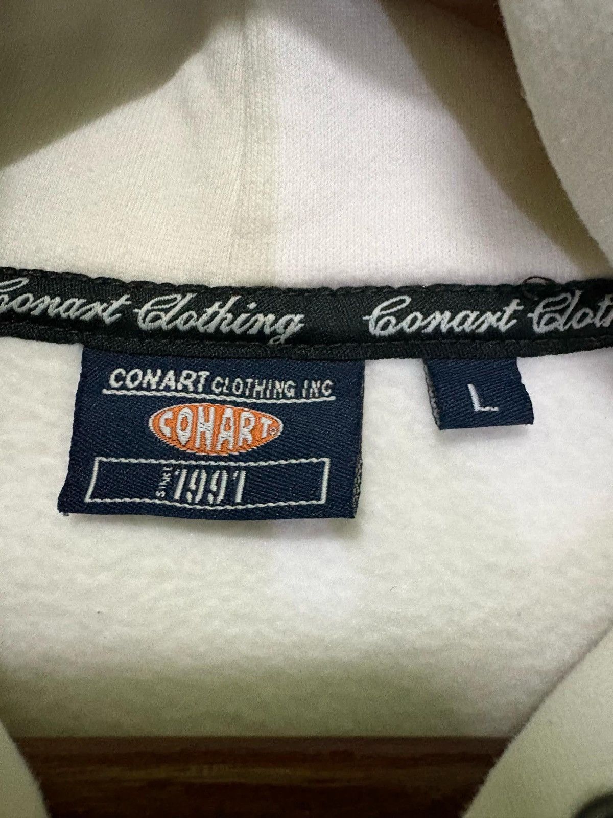 Rap Tees × Vintage VTG Conart Hoodie Big Logo Design HipHop Group Art Design Size US L / EU 52-54 / 3 - 13 Thumbnail