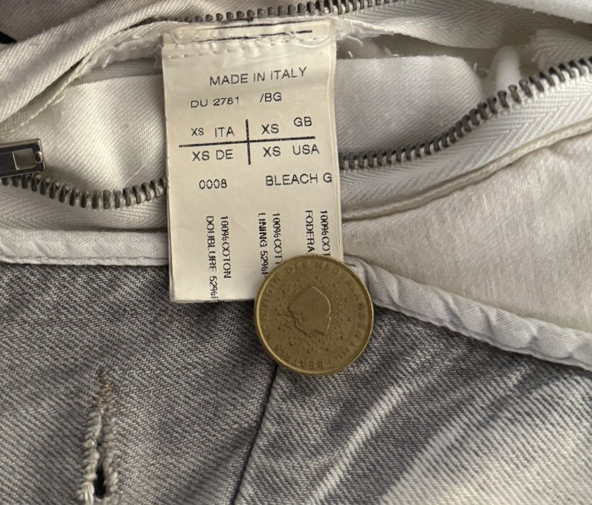 Rick Owens × Rick Owens Drkshdw 2010’s Rick Owens DRKSHDW Slave Denim Jacket Size US XS / EU 42 / 0 - 6 Thumbnail