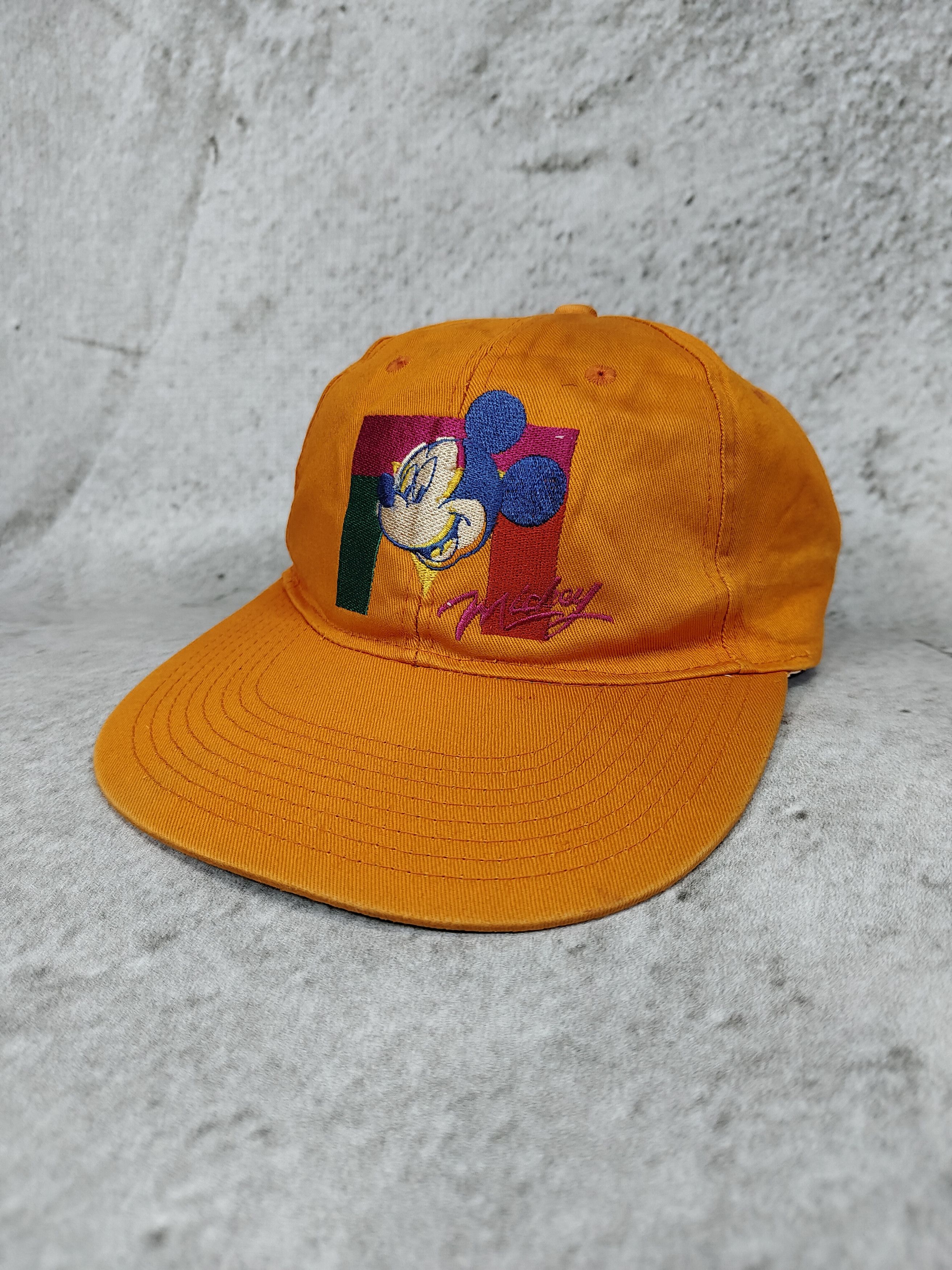 Disney 90s Mickey Disney💥Cartoon Pop Art Embroidered Caps Size ONE SIZE - 2 Thumbnail