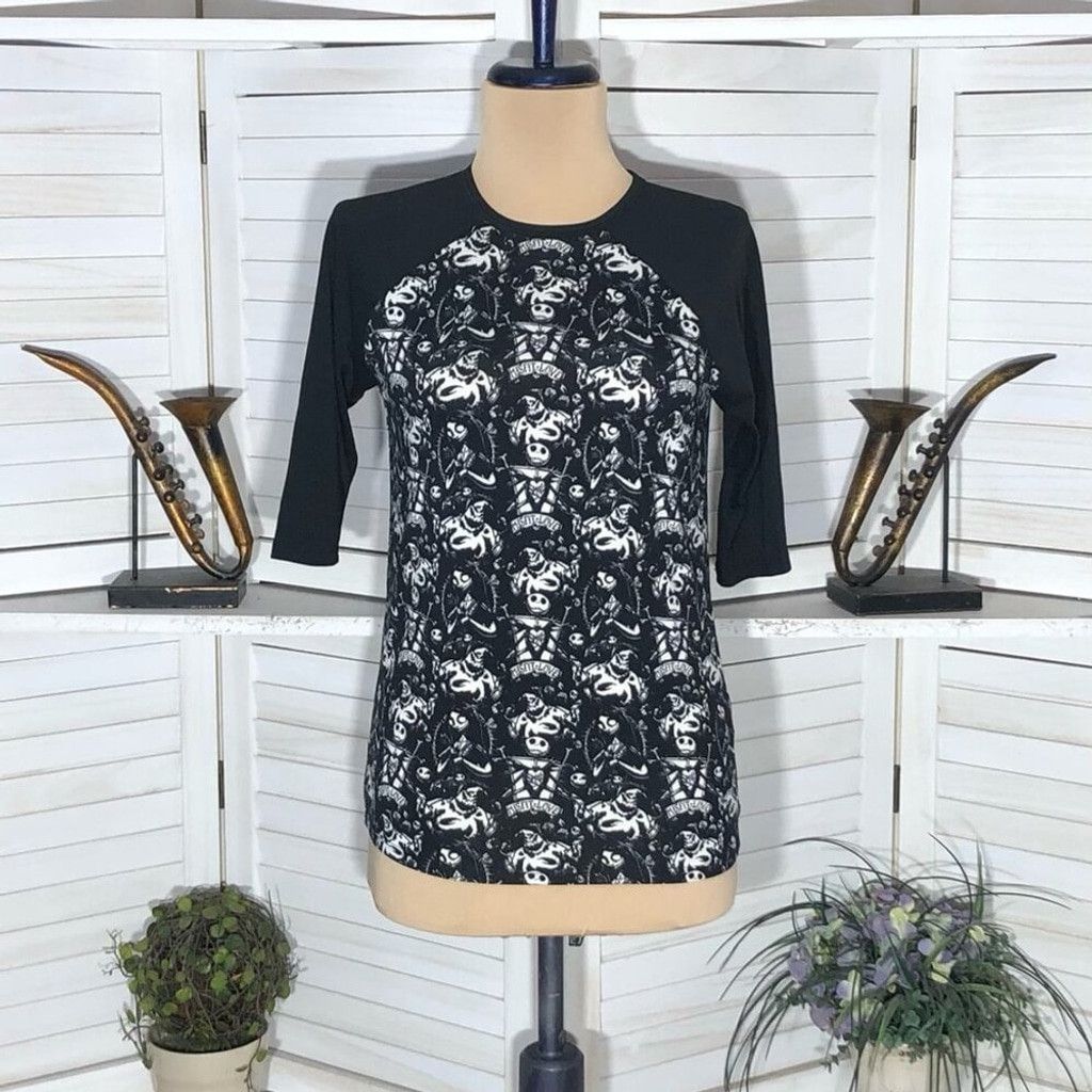 Disney Disney Jack Skellington Nightmare Before Christmas top sz S Size XS / US 0-2 / IT 36-38 - 6 Thumbnail