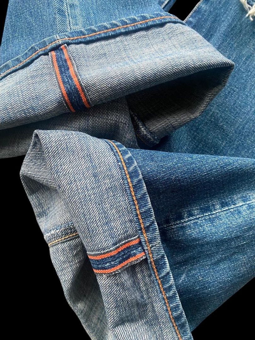 Japanese Brand 💥BEST OFFER💥Vintage Omigod Selvegde Distressed Denim Size US 31 - 11 Thumbnail