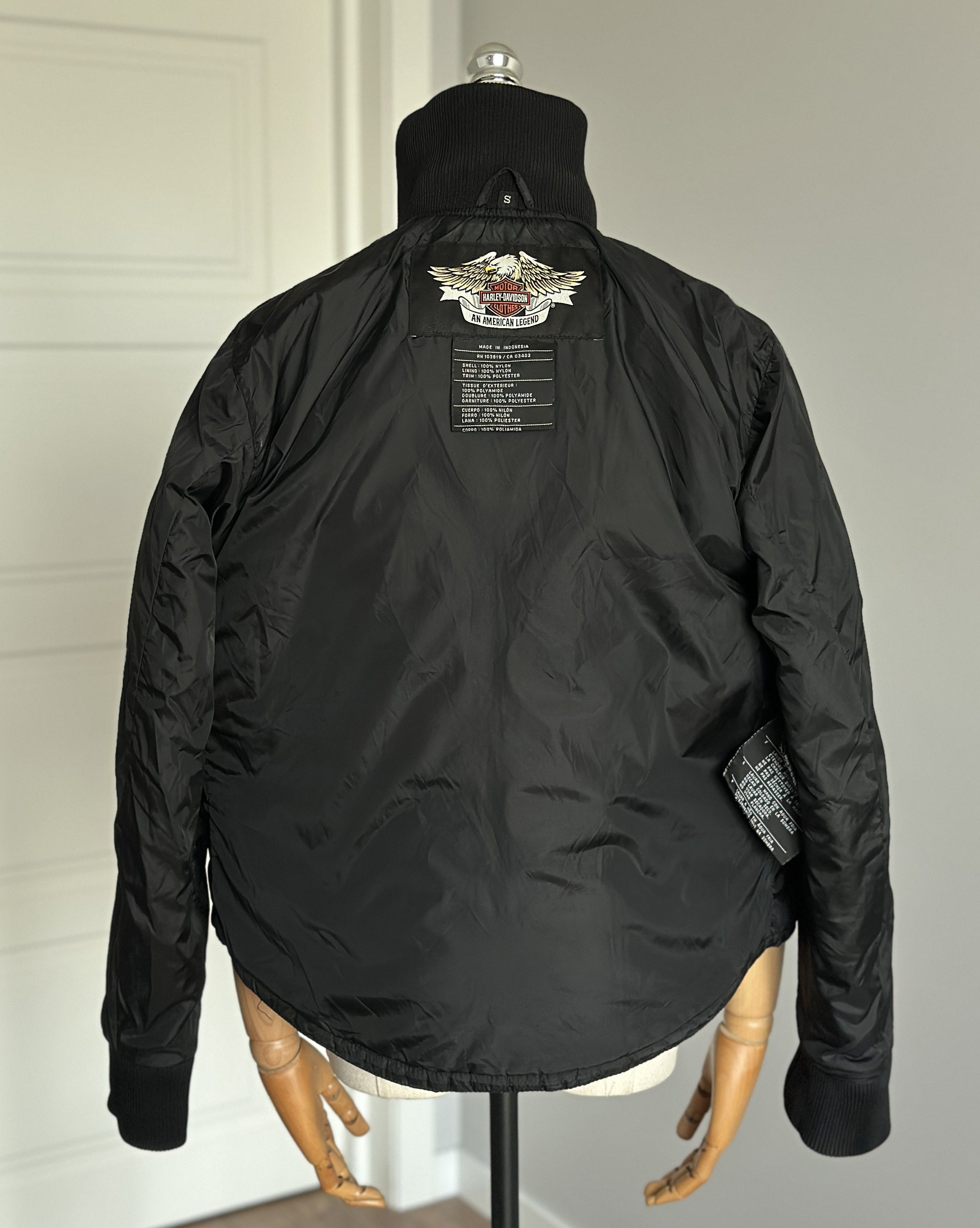 Harley Davidson HARLEY DAVIDSON Quilted Nylon Jacket S Motorcycle Clothing Size S / US 4 / IT 40 - 12 Thumbnail