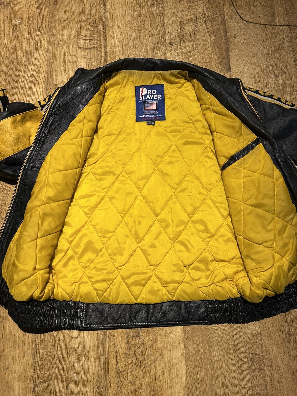 Pro Player Vintage Pittsburgh Steelers Leather Jacket by Pro Player NFL Size US L / EU 52-54 / 3 - 12 Thumbnail