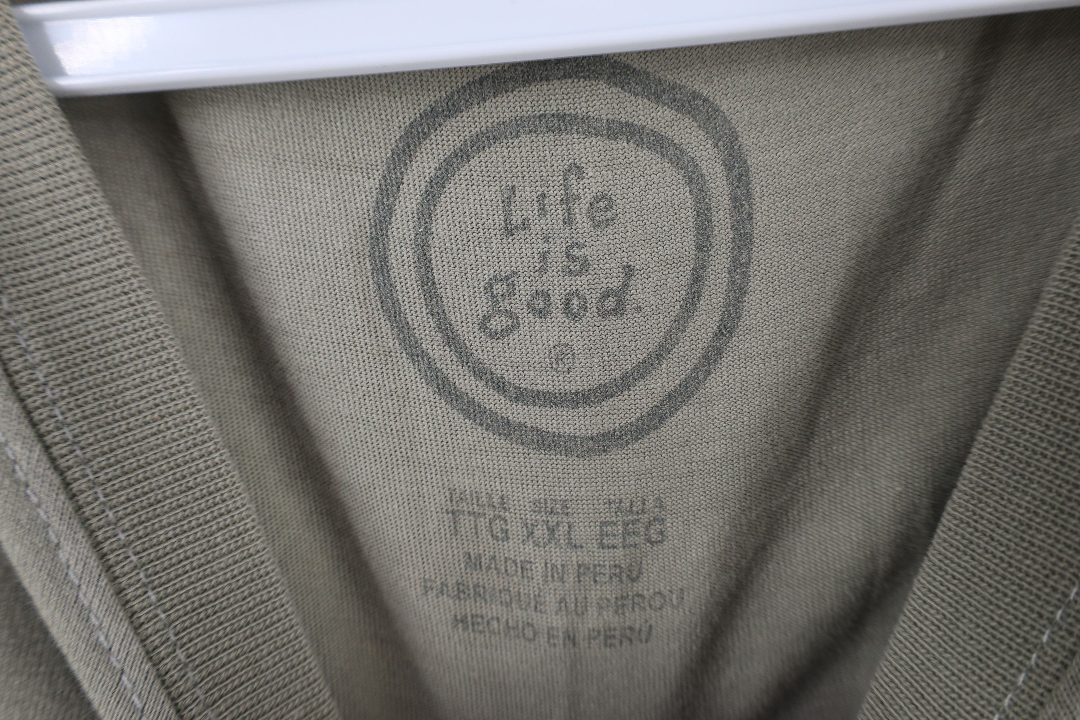 Life is Good × Vintage Vintage Life Is Good Dog Skiing Long Sleeve T-Shirt Green Size US XXL / EU 58 / 5 - 6 Thumbnail