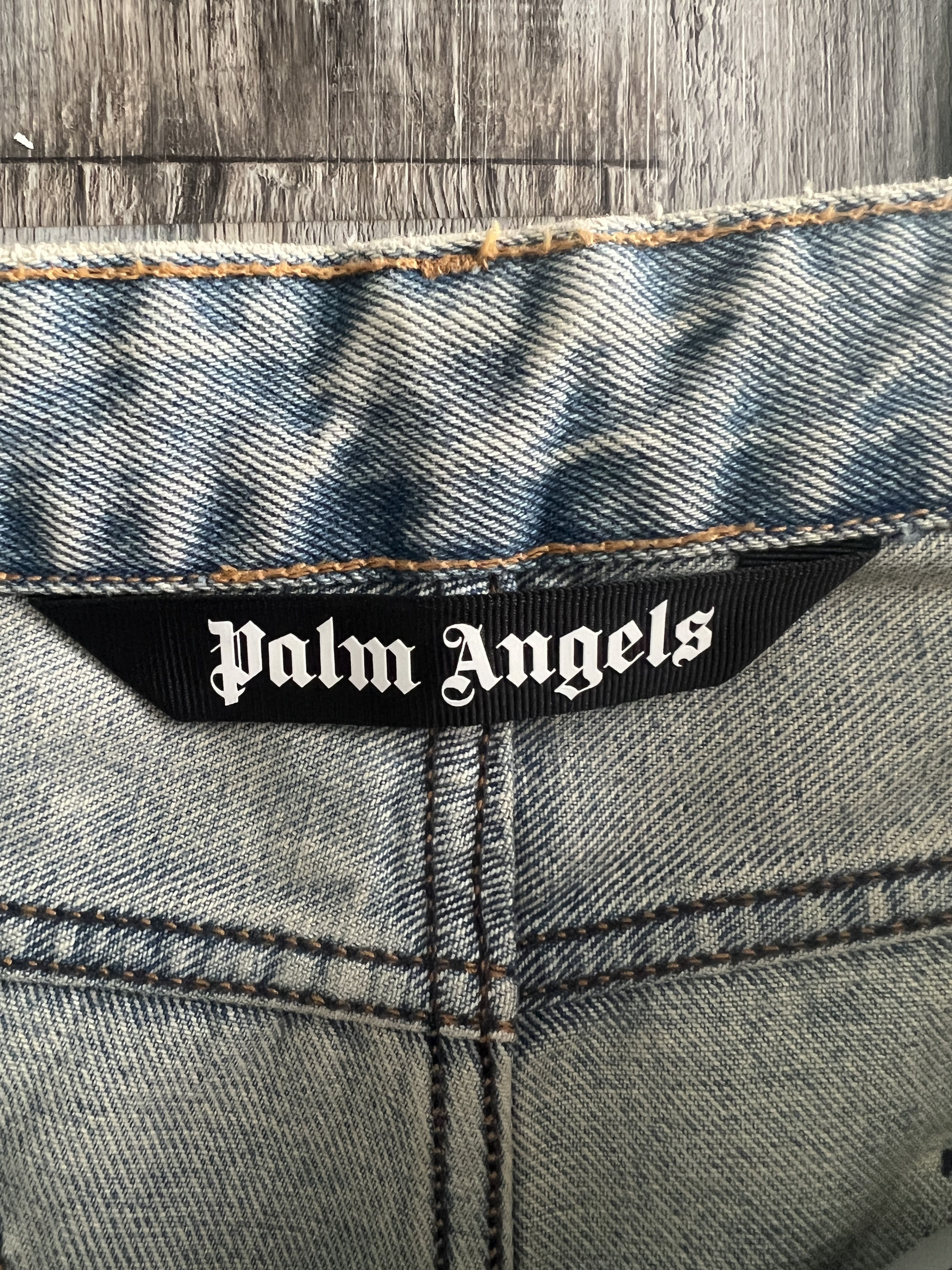 Palm Angels Palm Angels Logo Jeans Slim fit Size US 34 / EU 50 - 8 Thumbnail