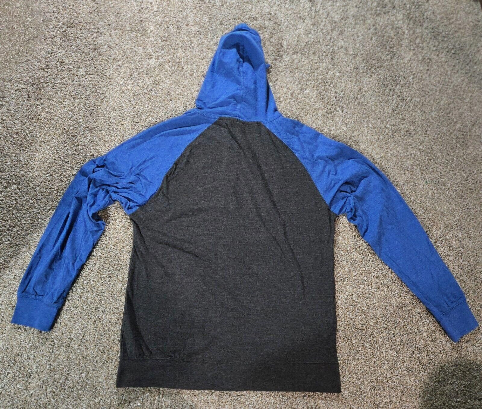 Designer Blue And Gray New Glarus Zip Up Hooded T Shirt Sz XL Size US XL / EU 56 / 4 - 12 Thumbnail
