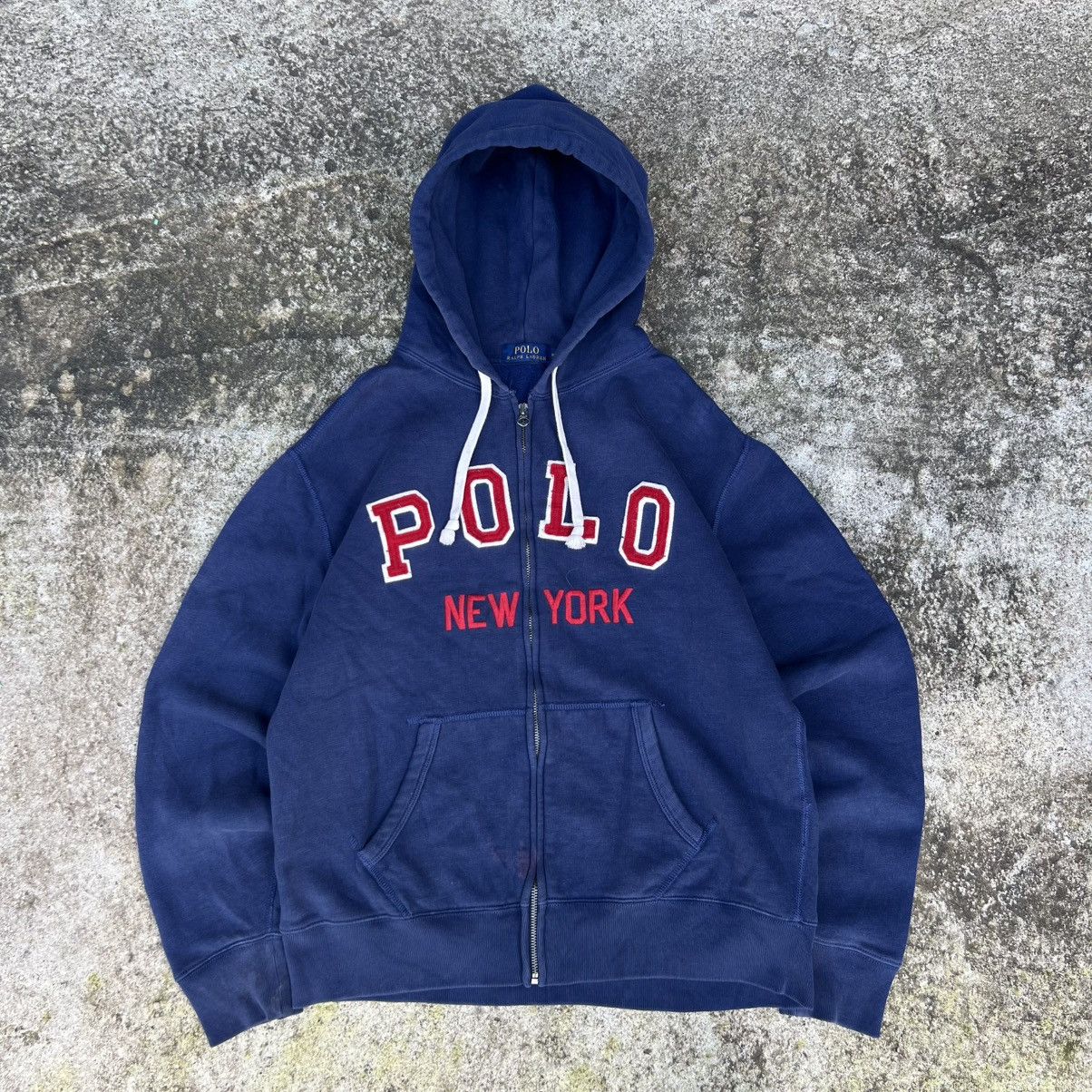 Polo Ralph Lauren Polo Ralph Lauren Spell Out Zip up Hoodie Size US M / EU 48-50 / 2 - 1 Thumbnail