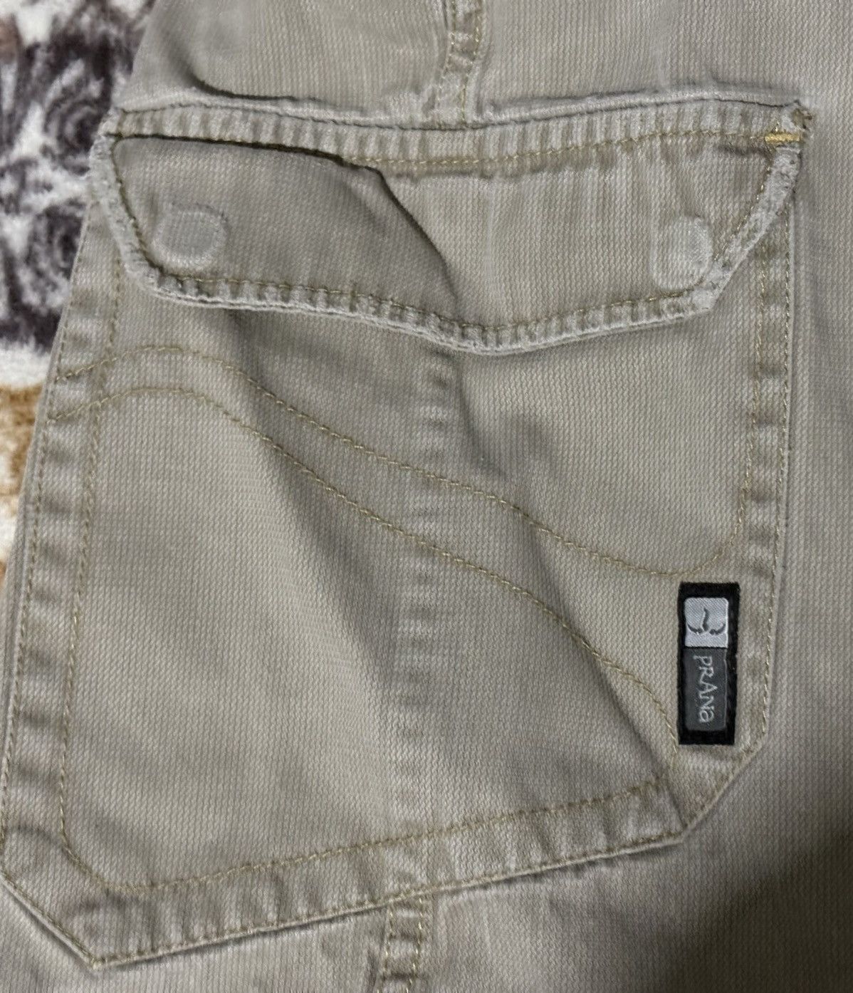 Prana × Vintage Y2K Baggy skater tan cargos Size US 36 / EU 52 - 3 Thumbnail