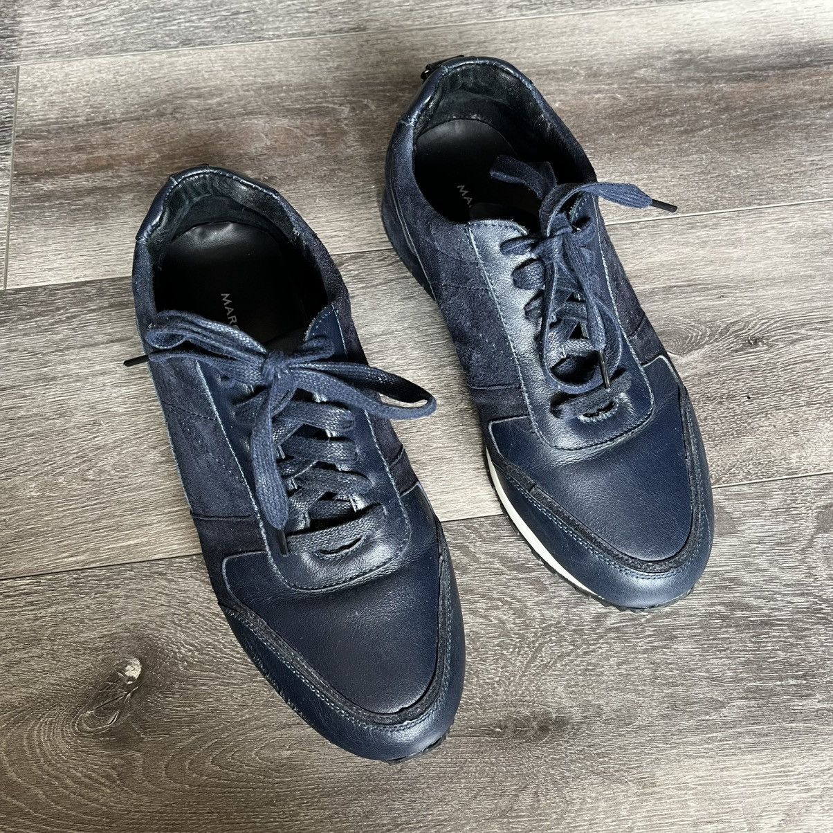 Other Marc Nolan Ash Navy Suede Leather Trainers Runners Shoes Size US 8 / EU 41 - 1 Thumbnail
