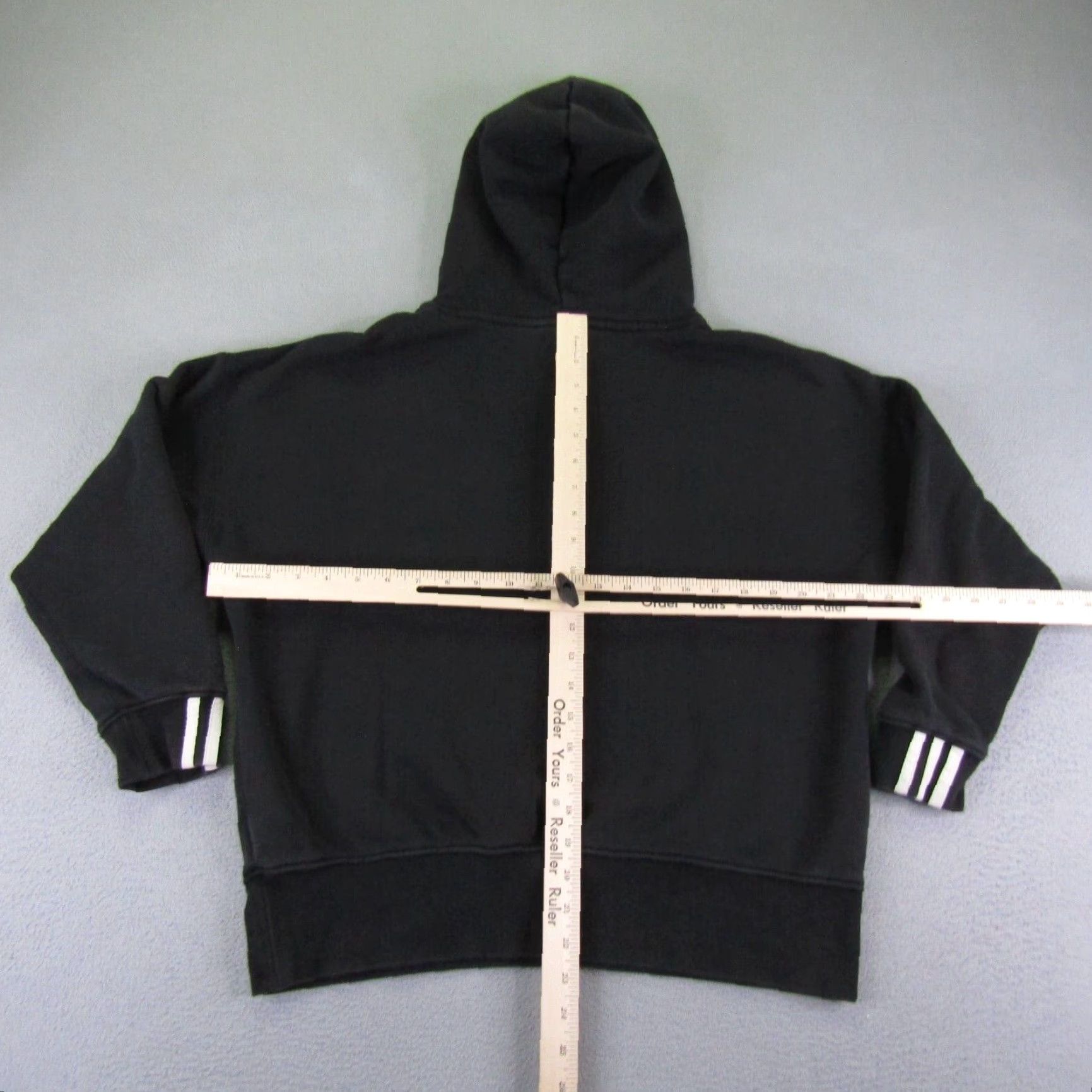 Adidas VINTAGE adidas Hoodie Pullover Sweatshirt Womens Small Black Casual Activewear Oversized Logo 90s Womens Size S / US 4 / IT 40 - 5 Thumbnail