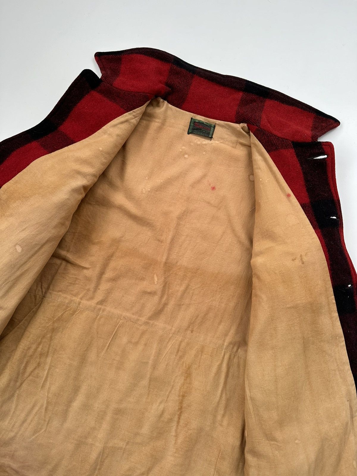 Chippewa 50s Chippewa Mackinaw Red Plaid Wool Hunting Jackets Size US L / EU 52-54 / 3 - 11 Thumbnail