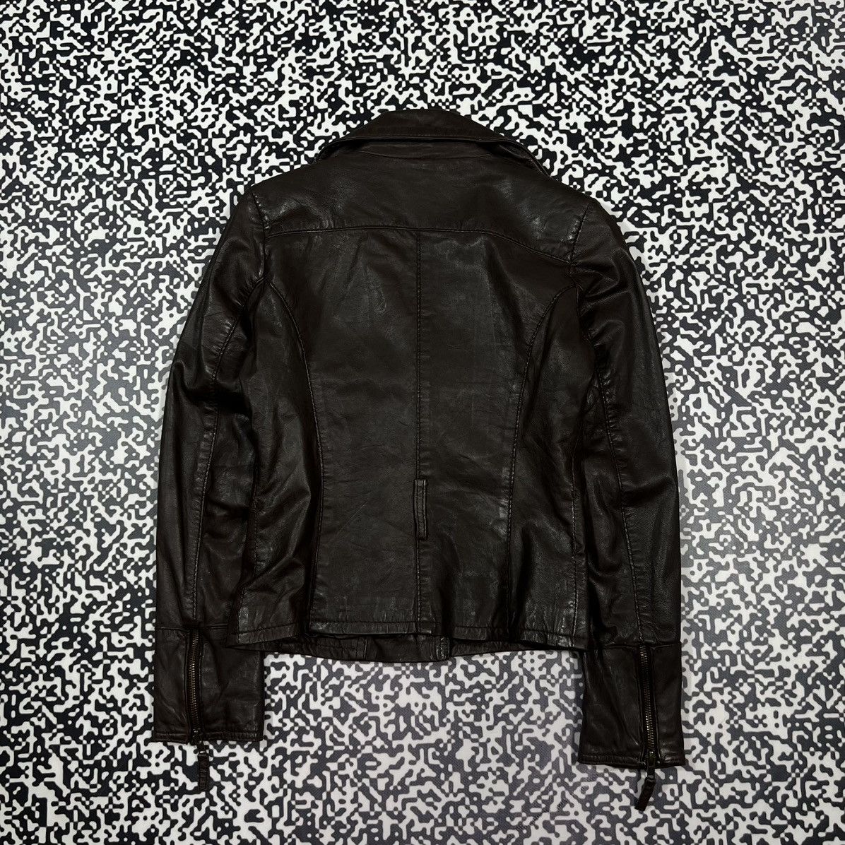 Japanese Brand Vintage Y2K Leather Zip Jacket Japanese Casual Casual Style Size S / US 4 / IT 40 - 12 Thumbnail