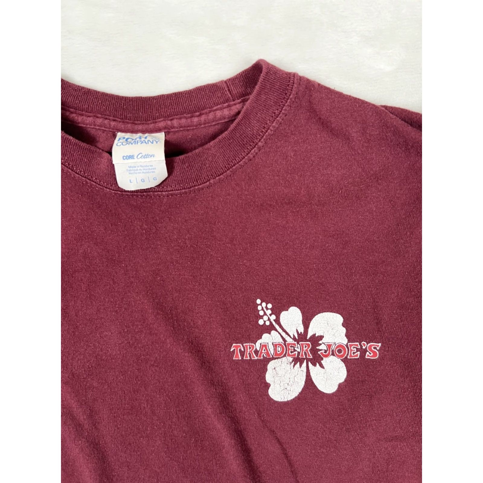 Port & Company Trader Joe’s Employee Long Sleeve Shirt Red OG Logo Double Sided L Port & Company Men Shirt 90s USA Vintage No Size US L / EU 52-54 / 3 - 3 Thumbnail