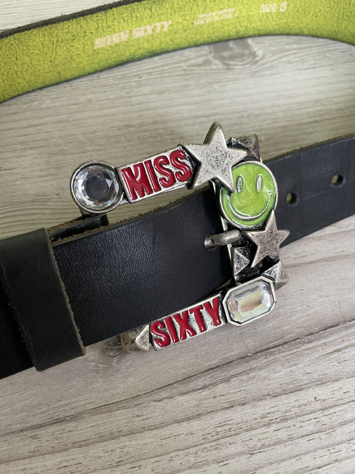 Japanese Brand × Miss Sixty Miss Sixty Vintage Y2K Super Sexy Leather Belt Size ONE SIZE - 5 Thumbnail