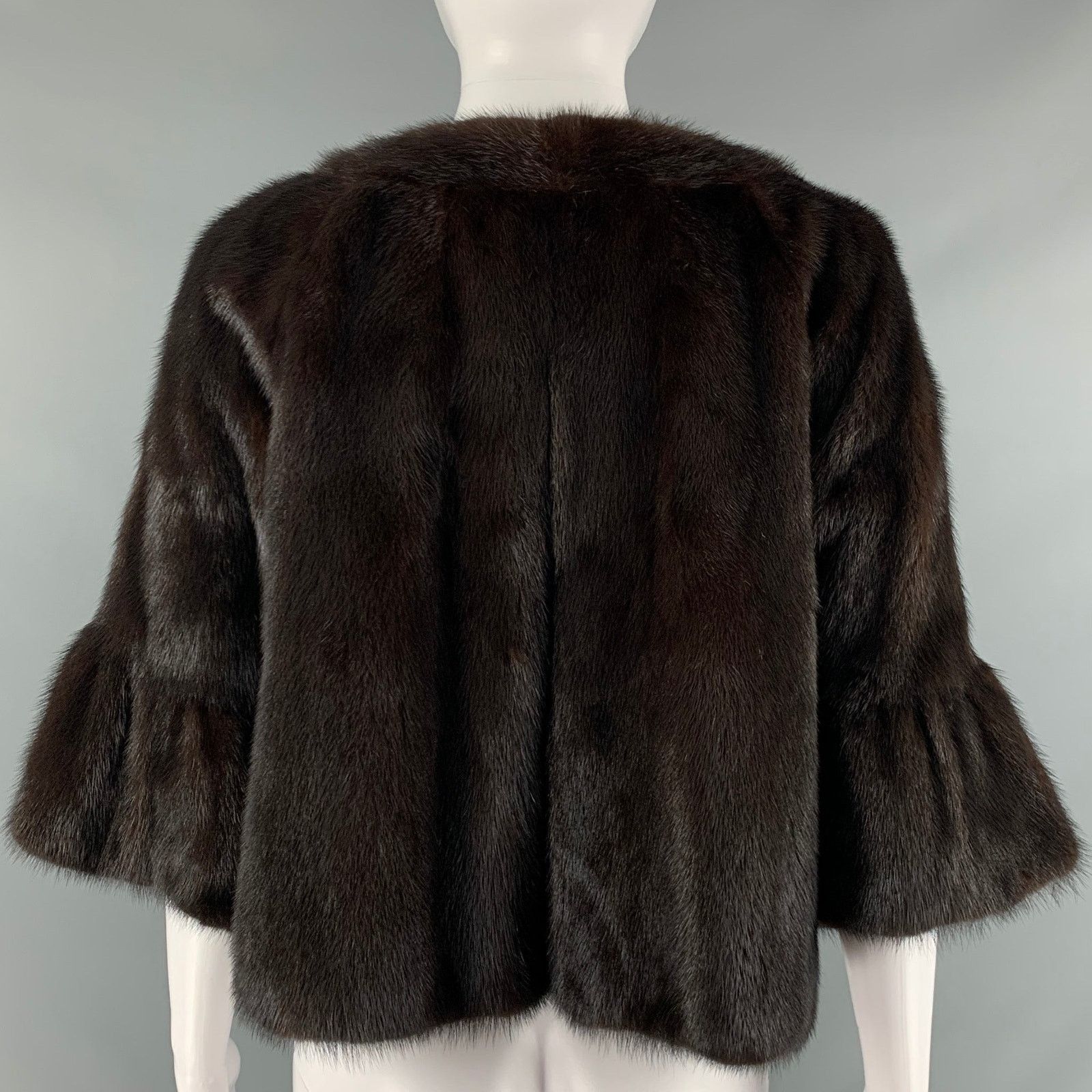 Other BYTE by TESO Size 6 Brown 3/4 Sleeves Jacket Size M / US 6-8 / IT 42-44 - 3 Thumbnail