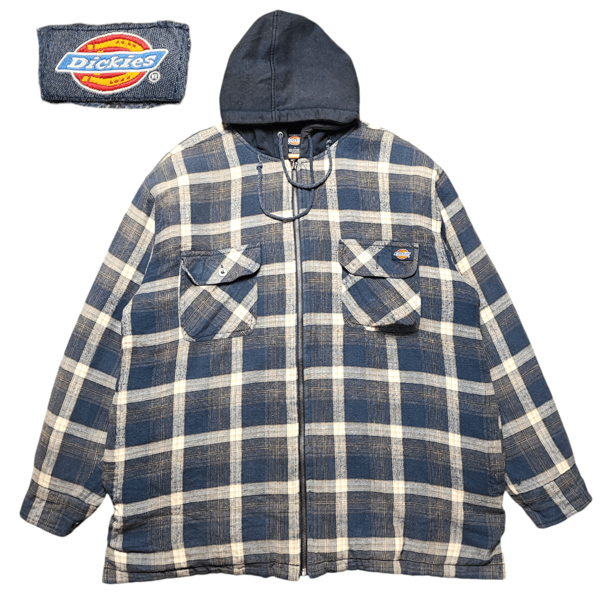 Vintage Dickies Quilted Flannel Shirt Jacket