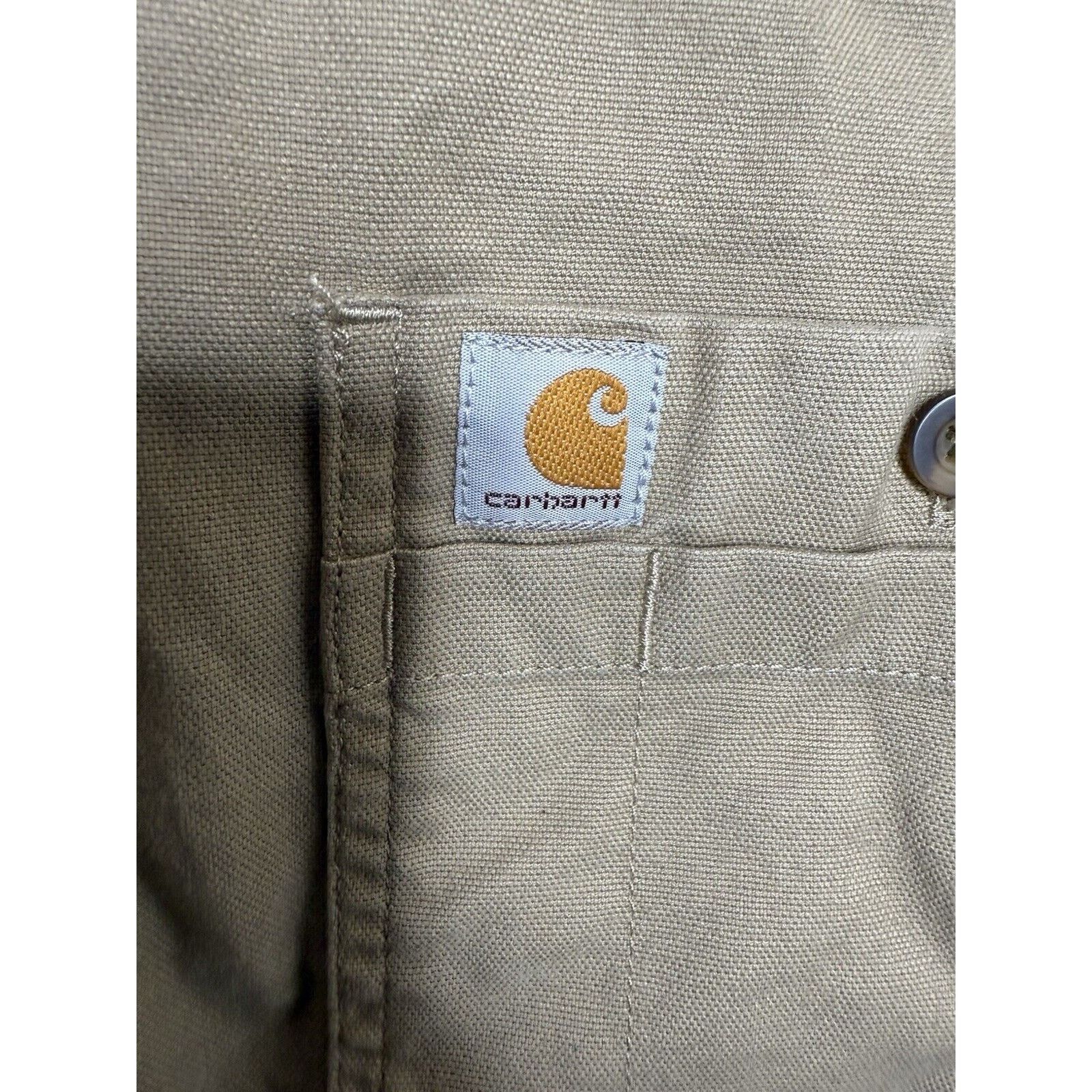 Carhartt Carhartt Canvas Shirt Men Large Rugged Flex Relaxed Fit Size US L / EU 52-54 / 3 - 7 Thumbnail