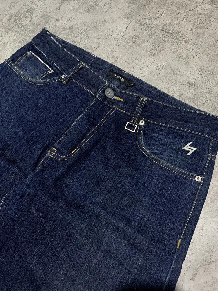 LIFUL MINIMAL GARMENTS S/S 2008 LIFUL slim straight redline selvedge jeans Size US 33 - 4 Thumbnail