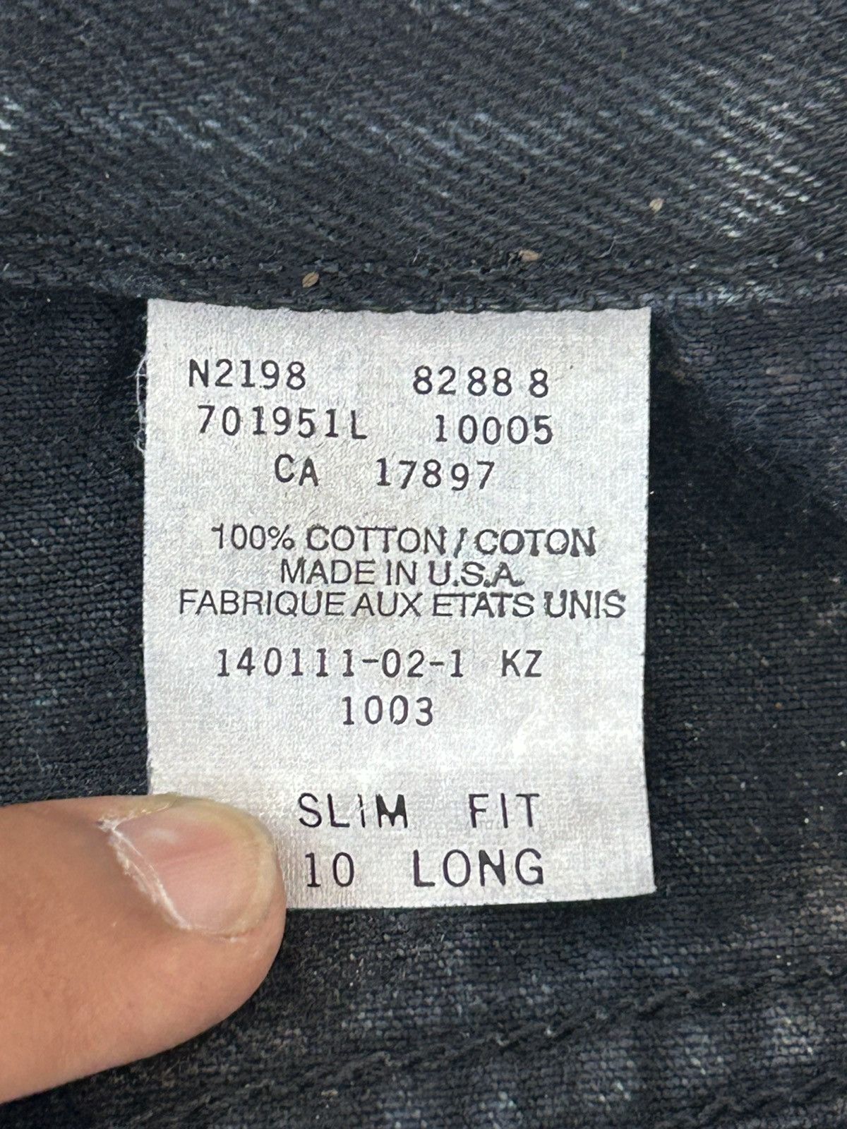 Gap Gap Slim Fit Faded Black Denim Size US 28 / EU 44 - 11 Thumbnail