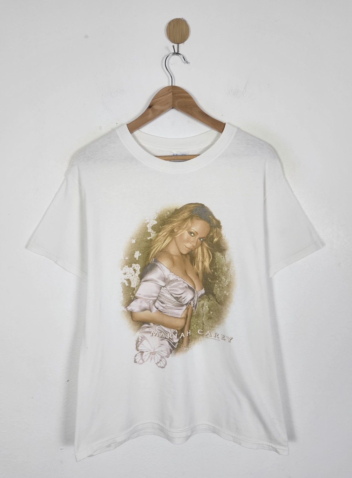 Band Tees Vintage Mariah Carey Chambracelet 2003 Tour Tee shirt Size US M / EU 48-50 / 2 - 1 Thumbnail