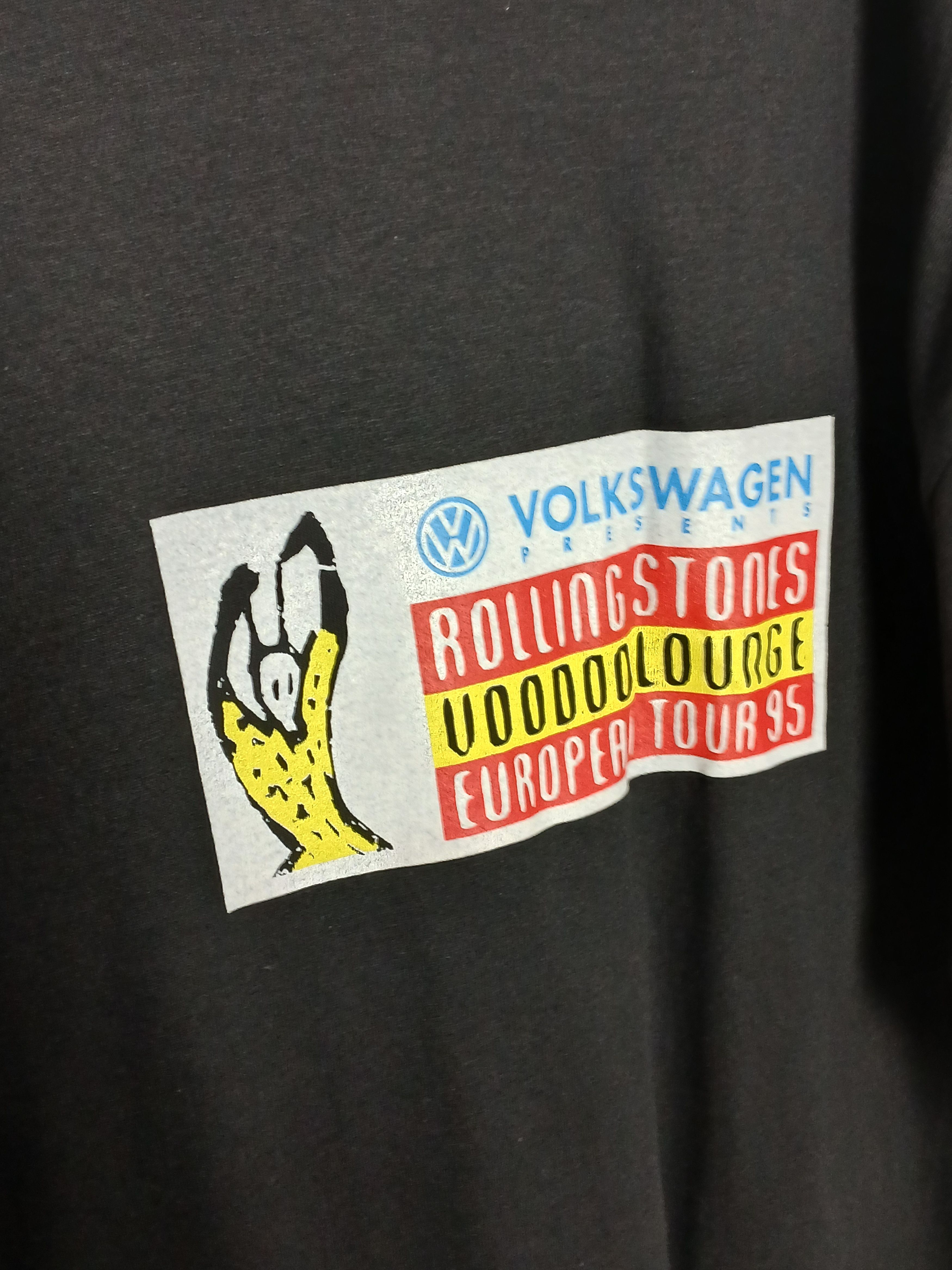 The Rolling Stones × Vintage Vintage The Rolling Stones T-Shirt Size US XL / EU 56 / 4 - 4 Thumbnail