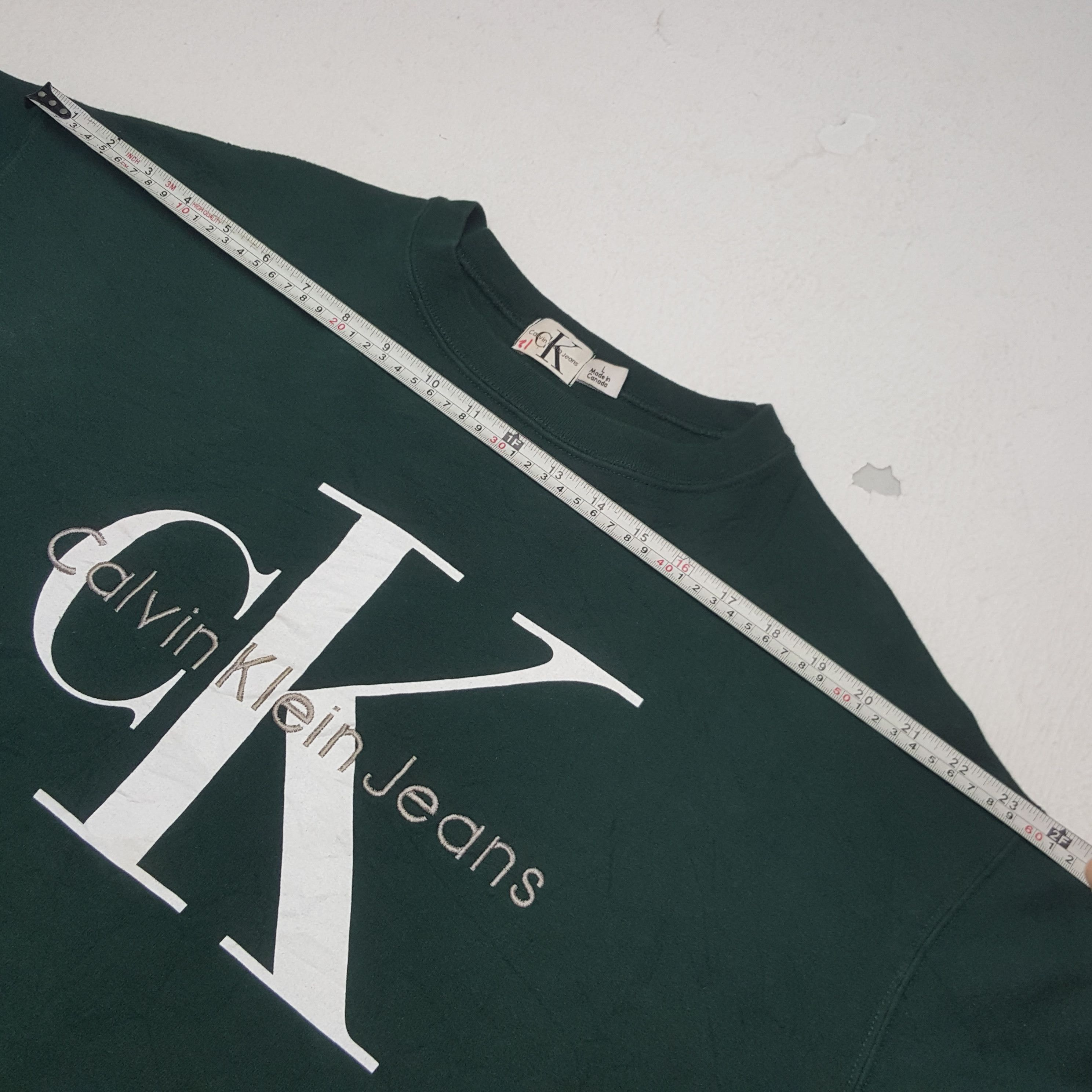 Calvin Klein × Vintage Vintage Calvin Klein Jeans Luxury Brand Sweatshirt Size US XL / EU 56 / 4 - 5 Thumbnail