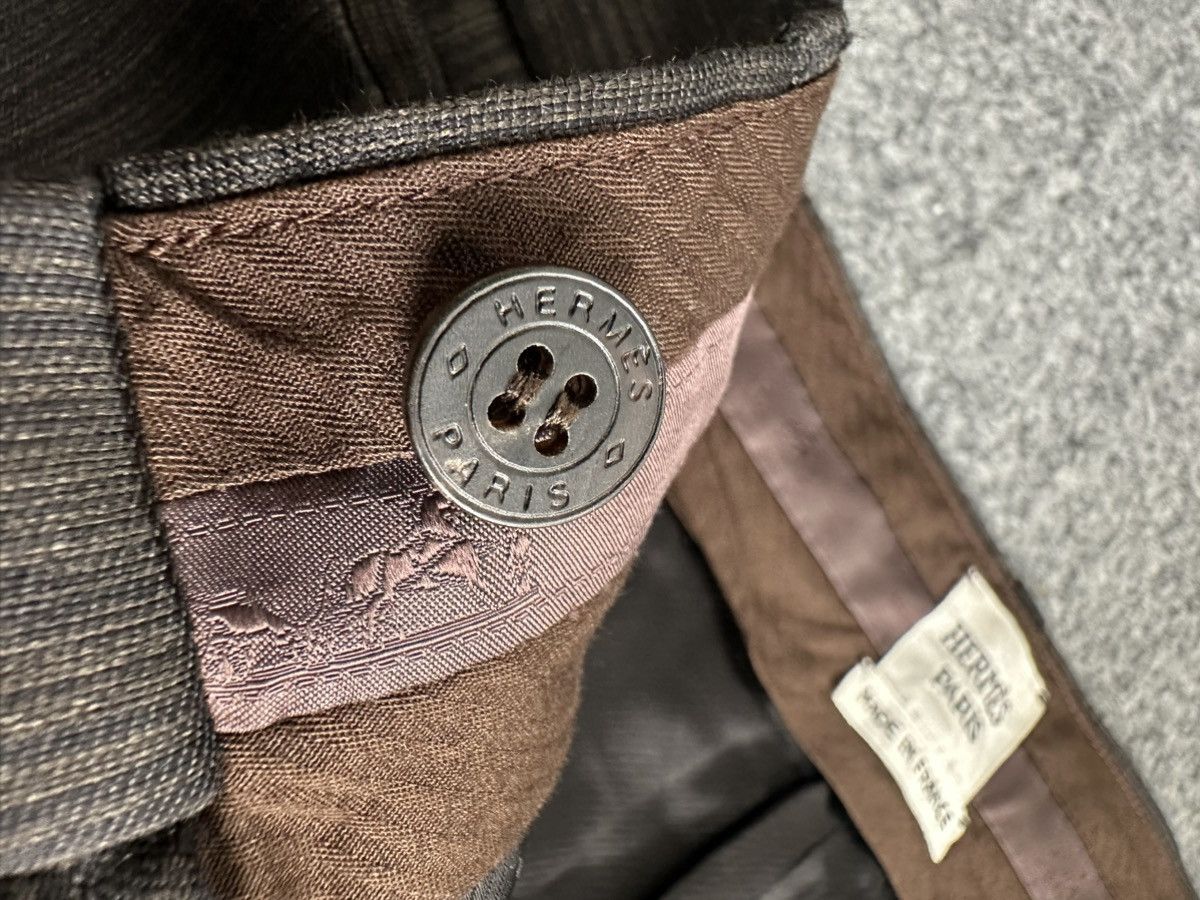 Hermes × Maison Margiela Hermes - Maison Margiela Archive - Cuffed Wool Pants Size 27" / US 4 / IT 40 - 11 Thumbnail