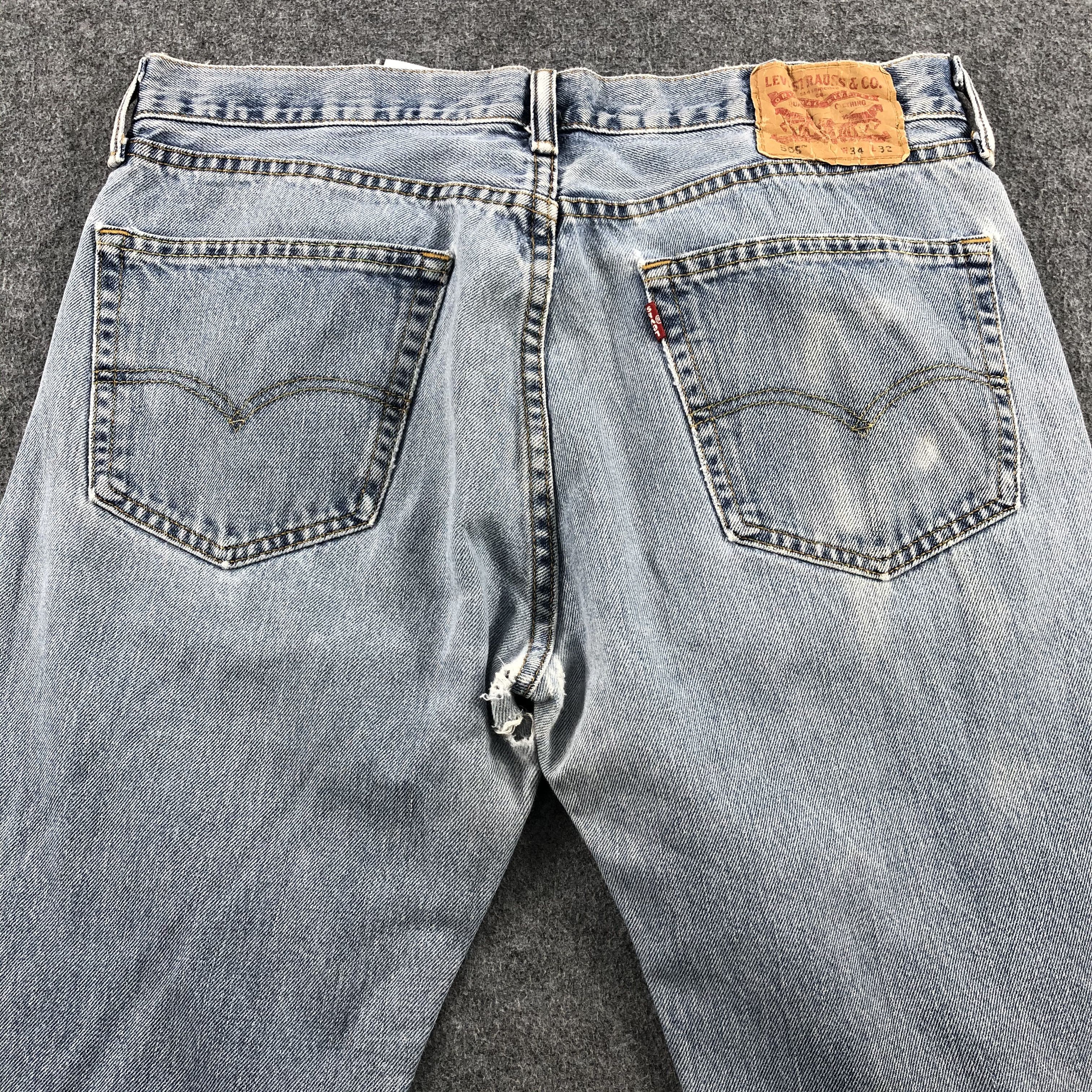 Levi's × Vintage Vintage Light Wash Levis 505 Jeans-JM1799 Size US 35 - 4 Thumbnail