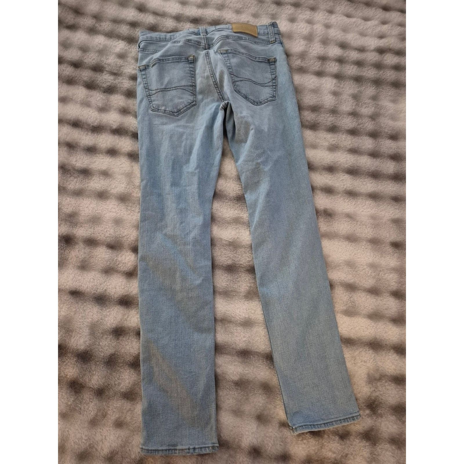 Hollister Hollister Skinny Jeans W31 L32 Light Wash Distressed Size 31" - 2 Thumbnail