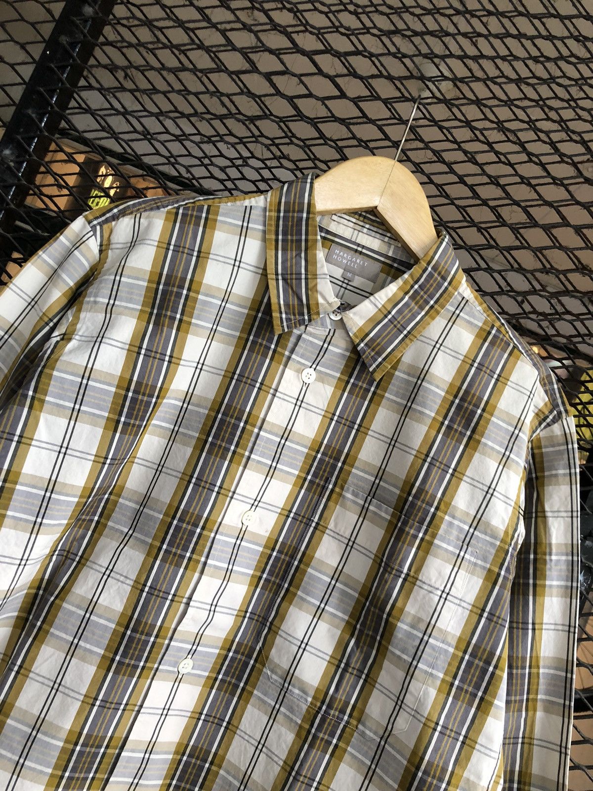 Margaret Howell MARGARETH HOWELL GRAPHIC - CHECK COTTON OVERSIZE Size US M / EU 48-50 / 2 - 2 Thumbnail