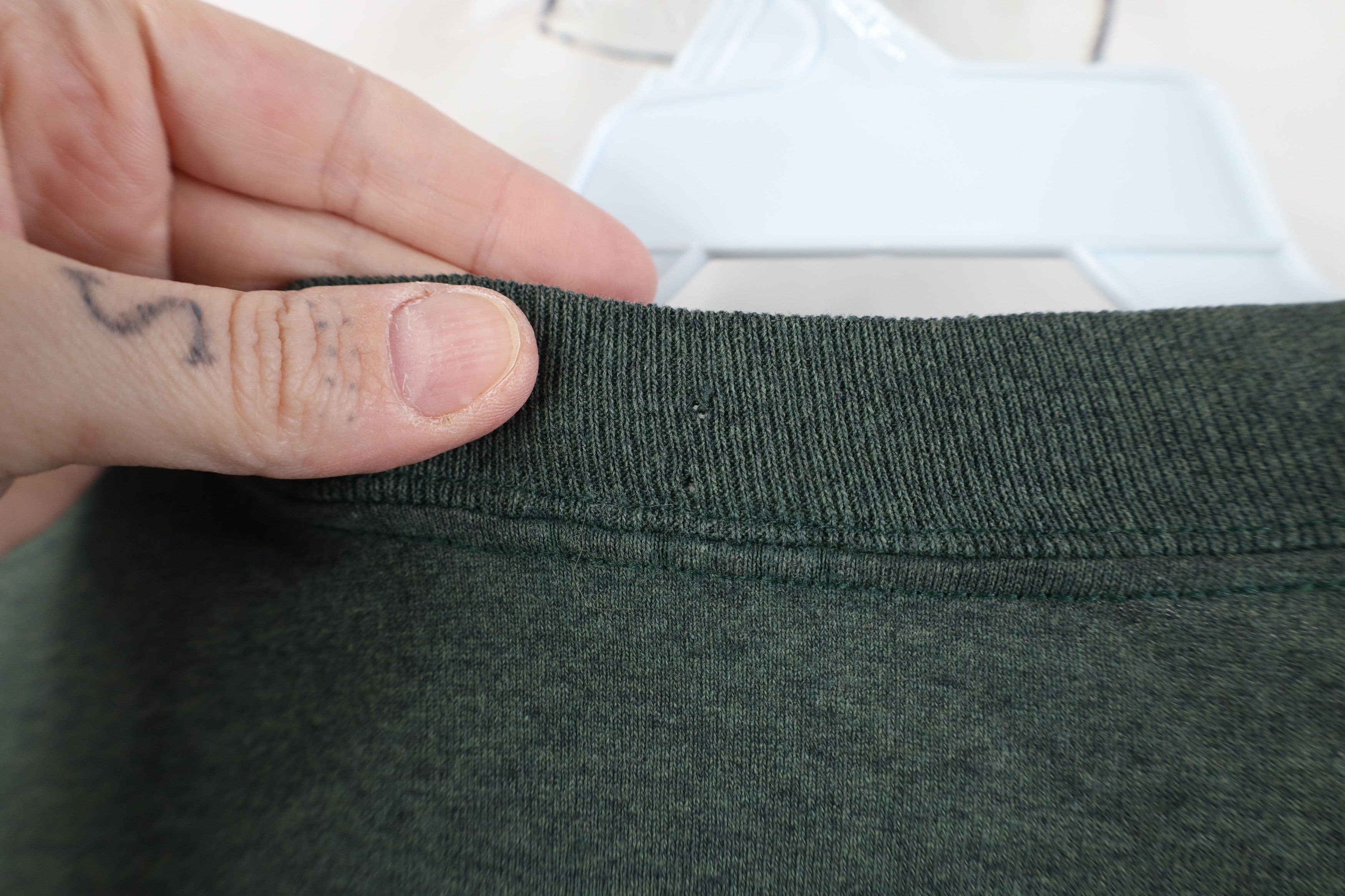 Vintage Vintage 90s Streetwear Long Sleeve T-Shirt Heather Green Size US M / EU 48-50 / 2 - 8 Thumbnail