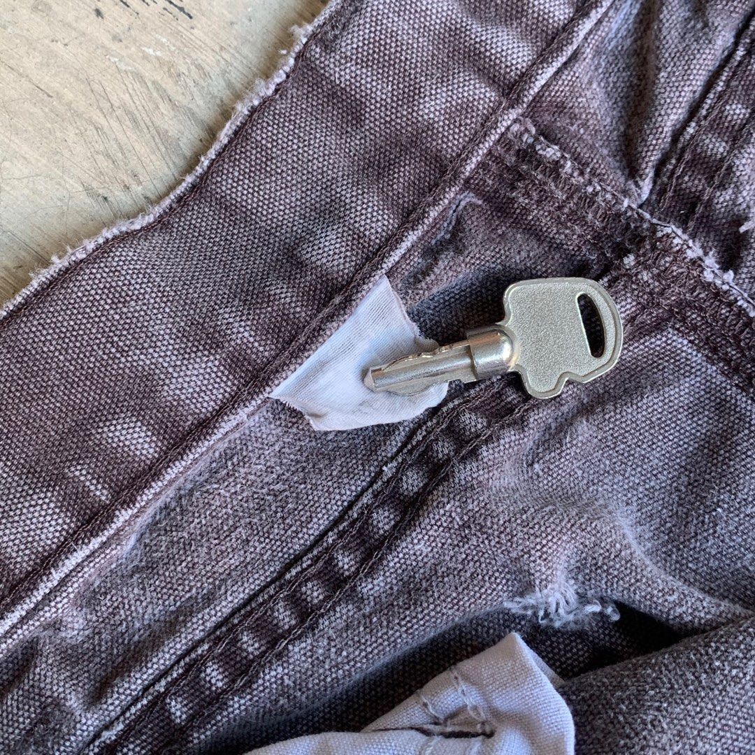 Carhartt × Vintage Carhartt duck canvas pants sun faded Size US 36 / EU 52 - 6 Thumbnail