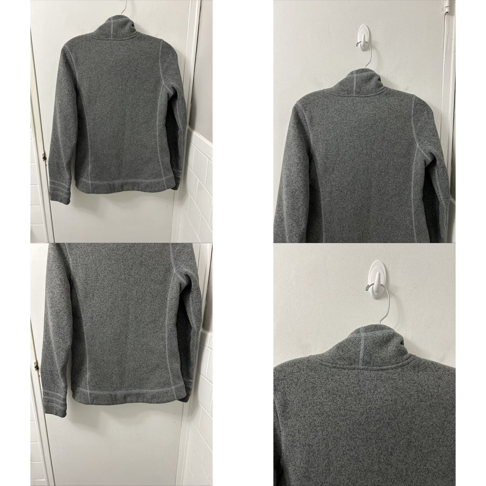 The North Face The North Face Crescent Full Zip Fleece Jacket Womens S Gray Indigo L/S Size S / US 4 / IT 40 - 8 Thumbnail