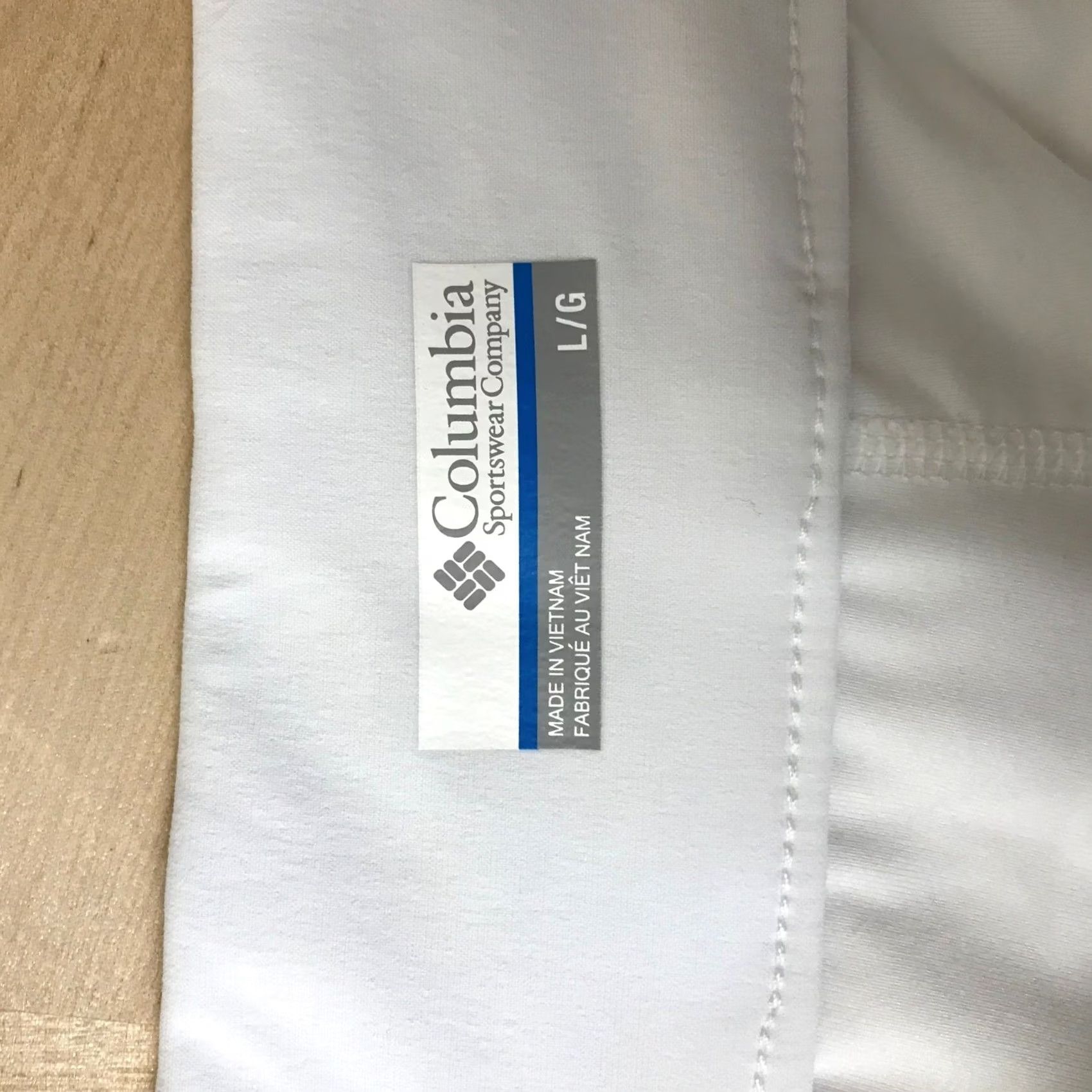 Vintage Columbia Women's White Athletic Skirt Size L Gathered Side Drawstring Size 36" / US 14 / IT 50 - 6 Thumbnail