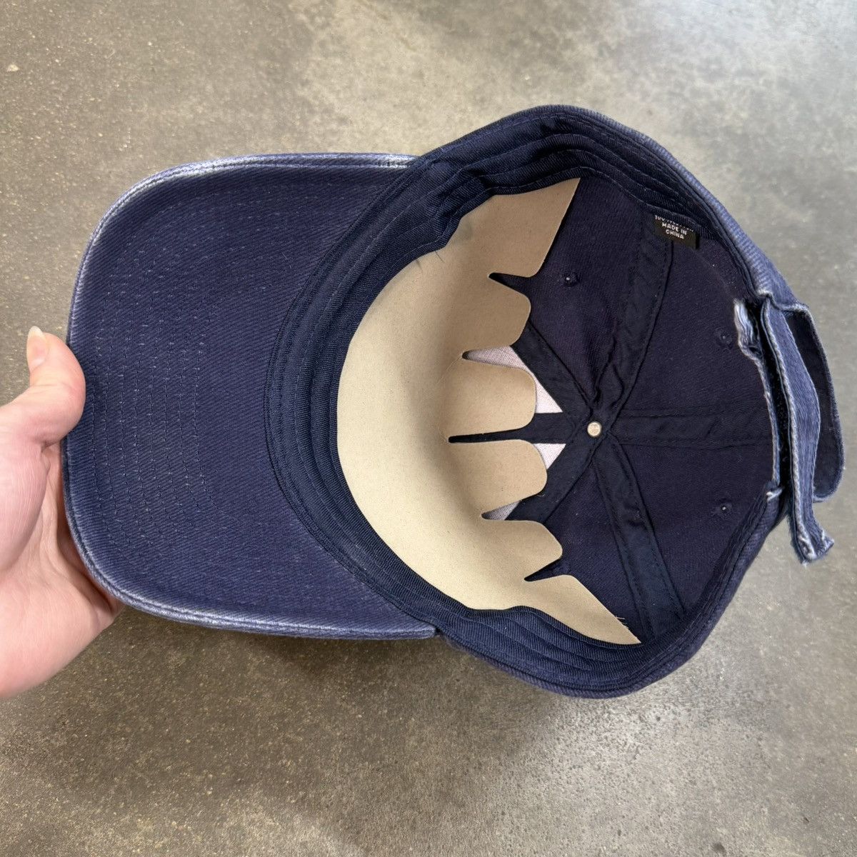 Vintage No Spin American Flag Distressed Hat Strapback Vintage Cap Size ONE SIZE - 7 Thumbnail