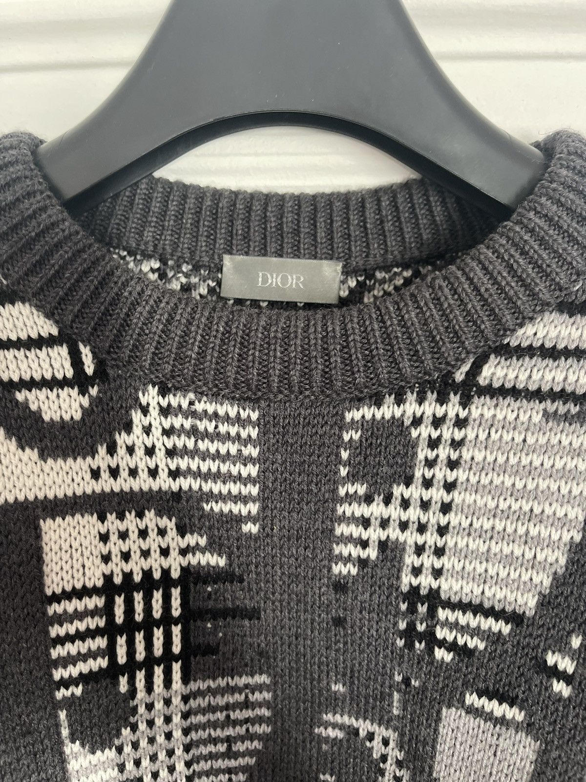 Dior Christian Dior Homme Knitwear Jumper Pull Grey size M Size US M / EU 48-50 / 2 - 2 Thumbnail